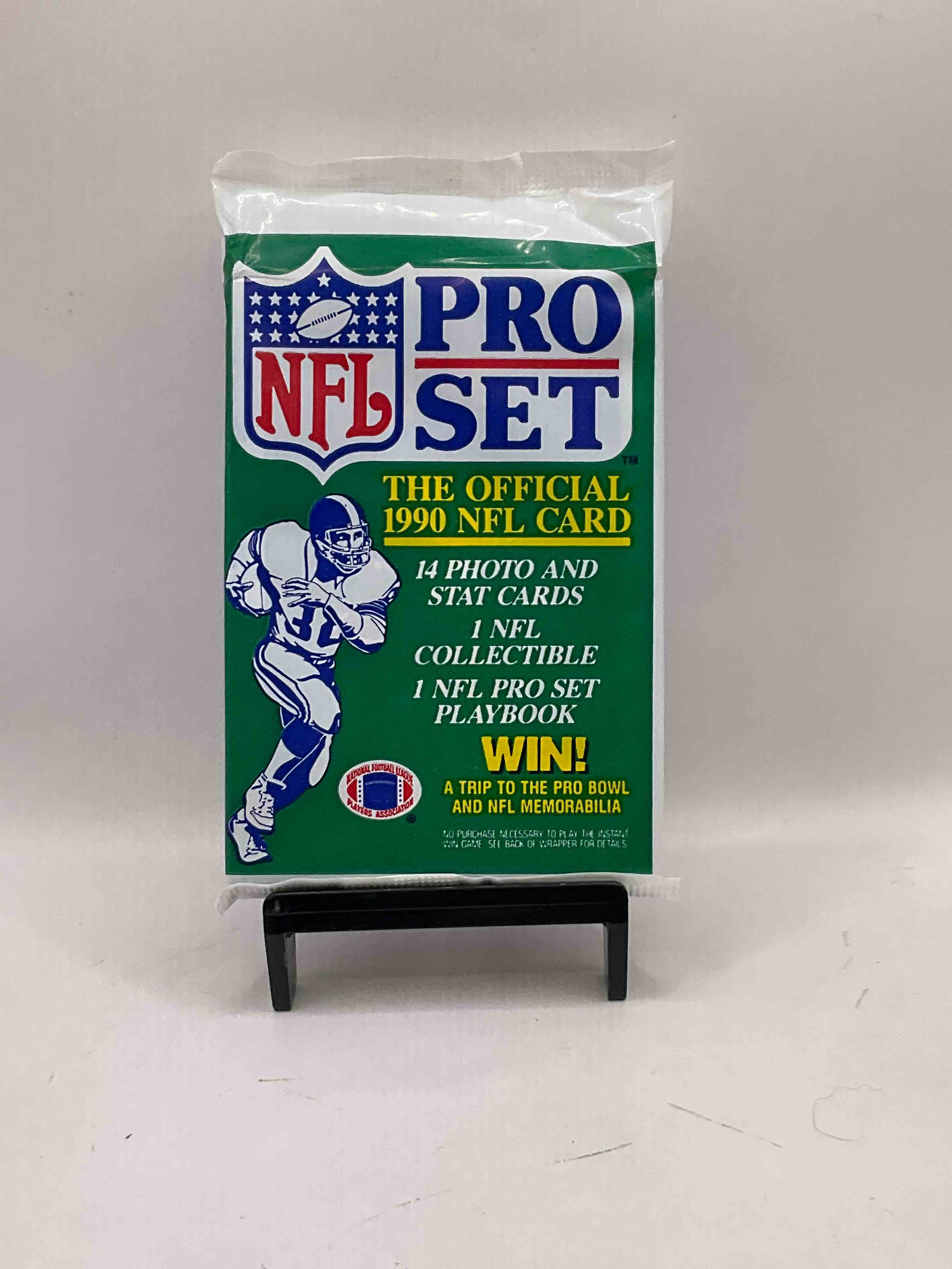 Wow! 1990 Pro Set Football Sealed Card Pack, Direct From Original Retail Case!  Highly Sought After By Collectors As This Year Is Loaded With High Profile Cards! Search For Cards From Barry Sanders, Deion Sanders, Troy Aikman, Michael Irvin & Much More!  Getting Hard To Find!