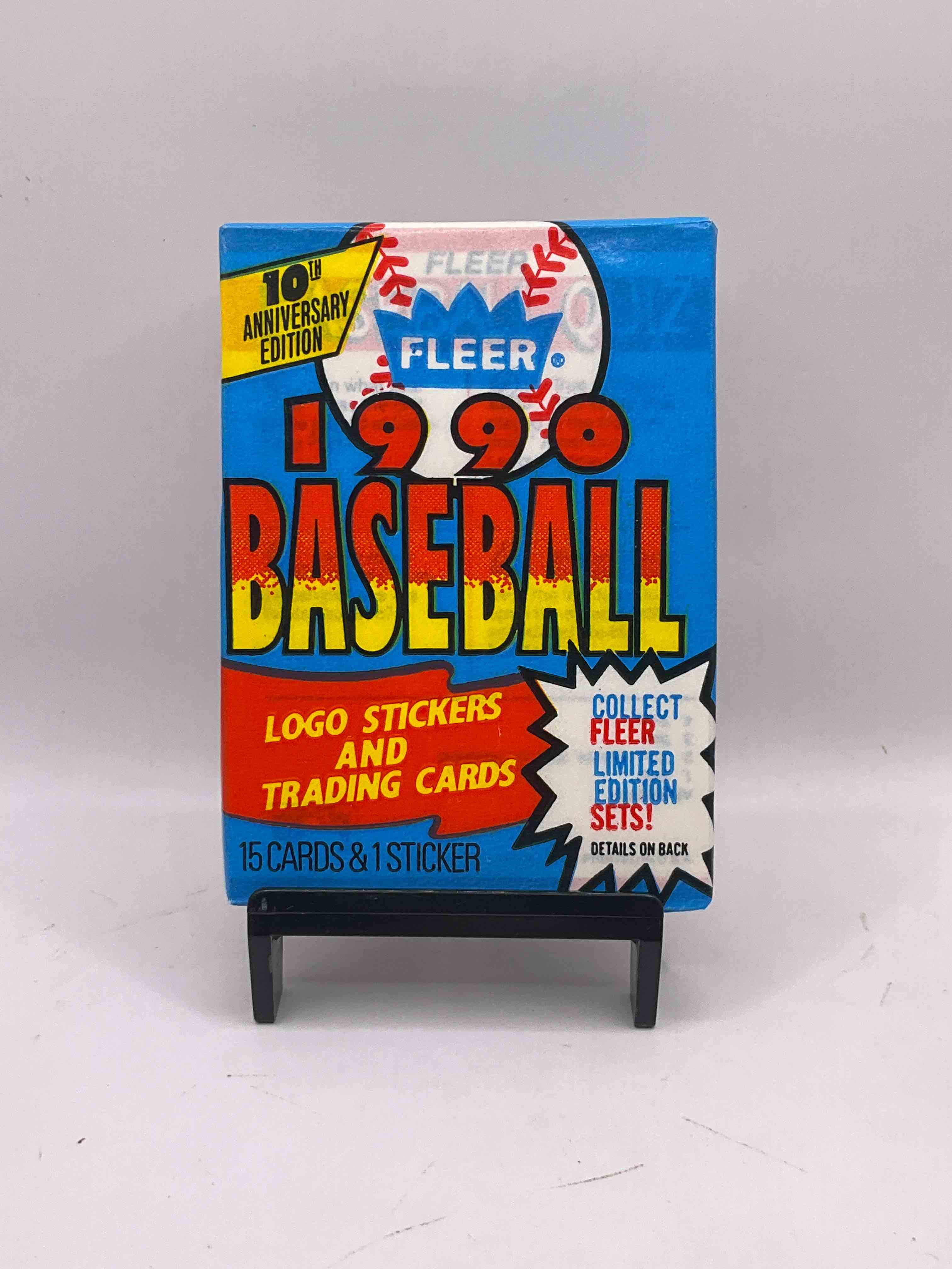 Vintage Baseball! Awesome 1990 Fleer Baseball Unopened Sports Card Wax Packs! Direct From Original Box! Search For Valuable Collectible Ken Griffey Jr Cards!