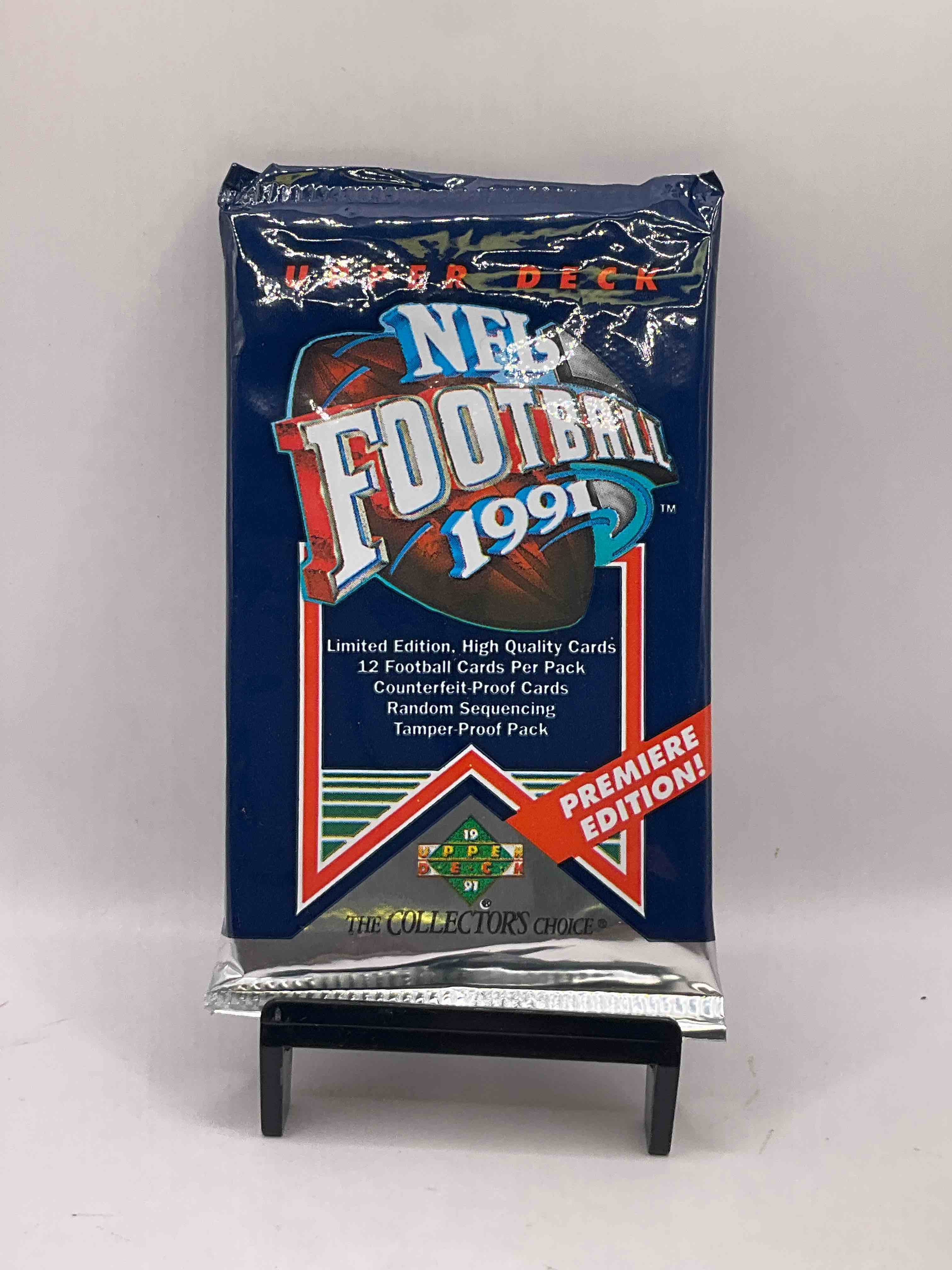 Rare & Vintage! 1991 Upper Deck Unopened NFL Football Packs! Direct From Original Box! Brett Favre Rookie Year! Search For Brett Favre Rookie & Other 80s Stars! 