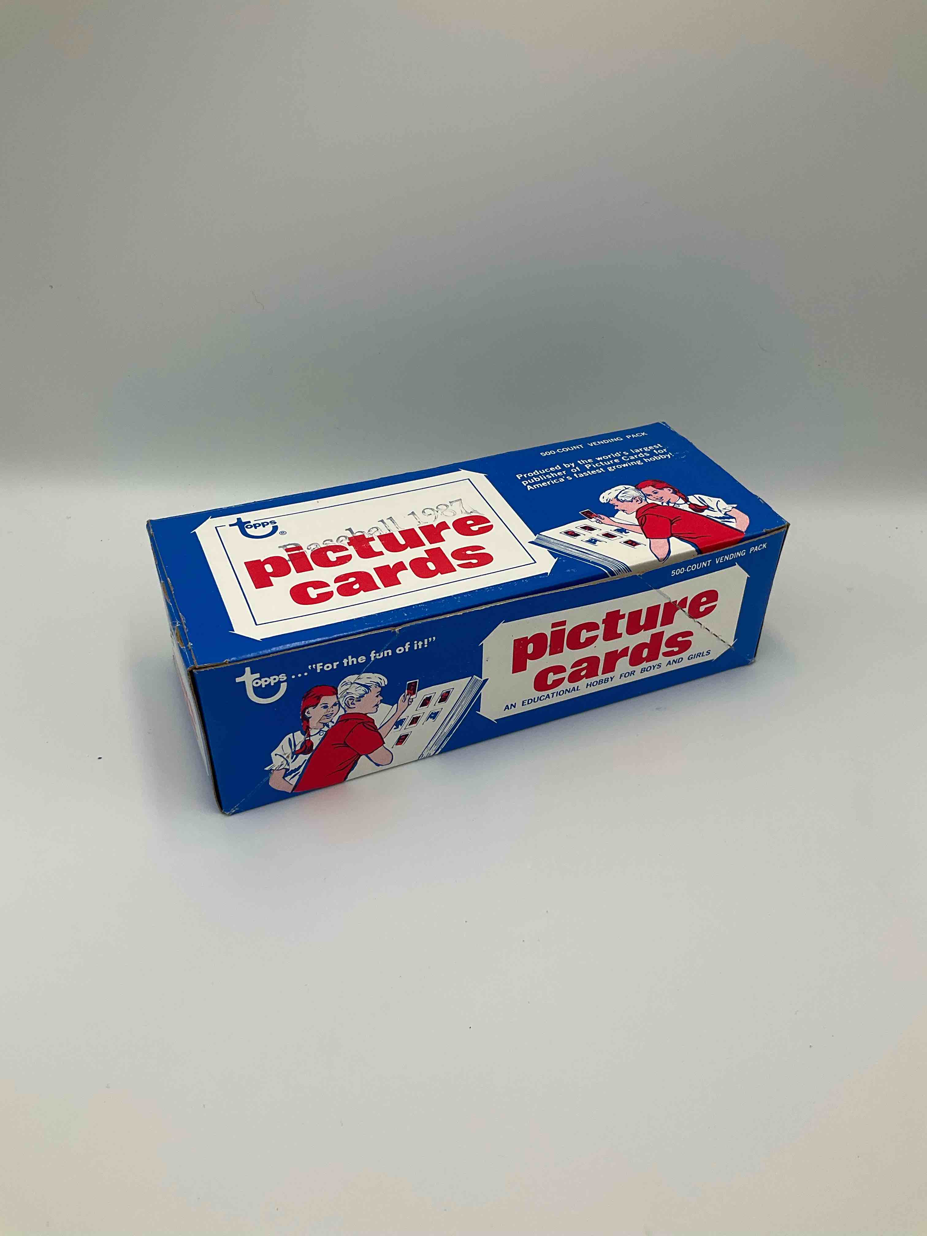 1987 Loaded 500 Card Wow! Topps 1987 Baseball 500 Card Vend Box, Direct From Original SEALED Shipping Case. Back In The Day These Vend Boxes Were Used By Distributors To Fill Sports Card Vending Machines. Each Individual Box Contains 500 Pristine, Never Touched Randomly Packed Cards. 1987 Tops Baseball Is Loaded With Rookies... Search For Barry Bonds, Bo Jackson, Jose Canseco & So Much More! You May Never See These From A SEALED Case Again! Epic Sports Card Memorabilia!
