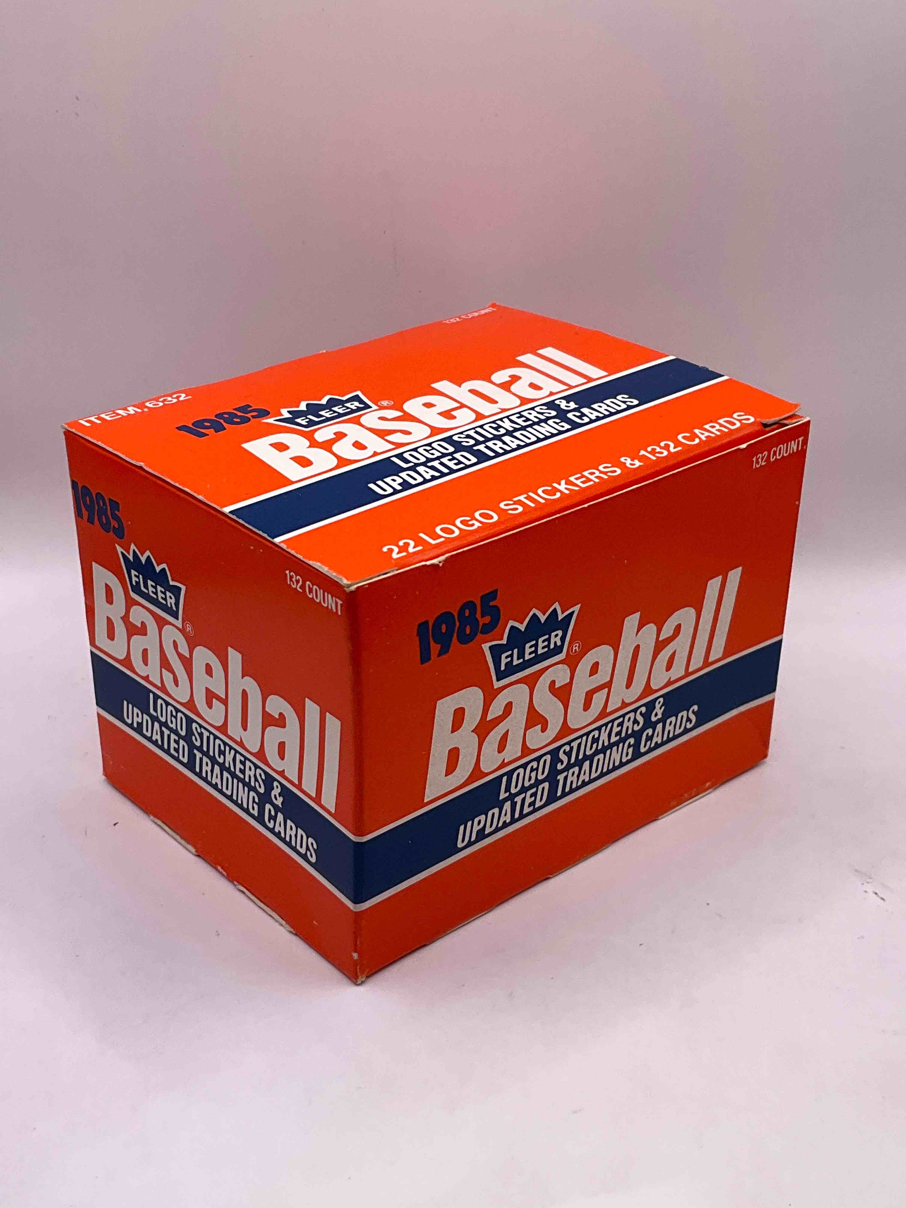 1985 Fleer Baseball Card Complete Unopened Update Set That Includes 22 Logo Stickers & 132 Updated 1985 Baseball Cards! Set Is Unopened (These Sets Were Never Factory Sealed In Plastic From Manufacturer, & Sometimes Had Tape & Sometimes Not). Rare Find! Vince Coleman Rookie Card. Great Sports Card Memorabilia That Is Hard To Find!