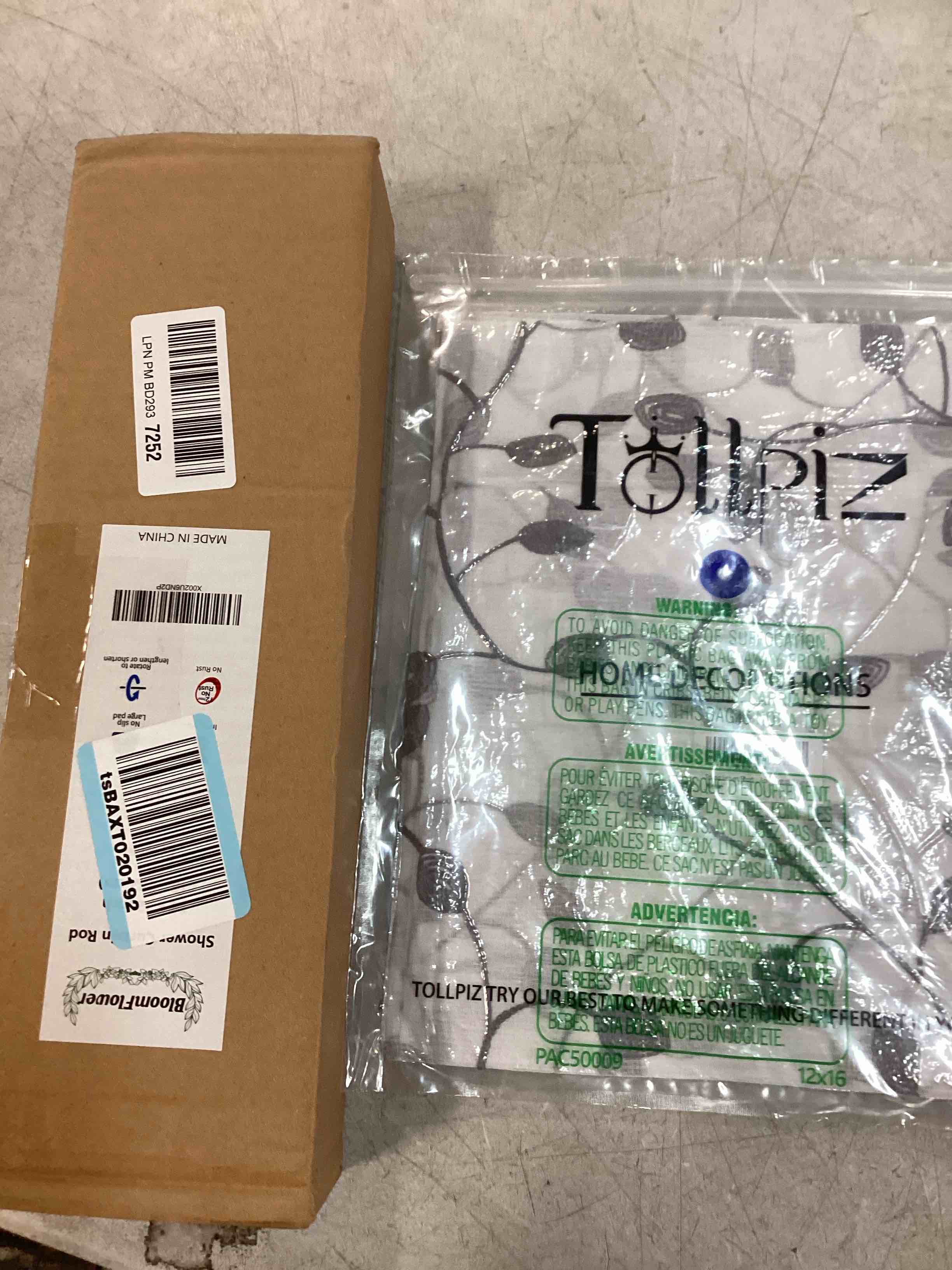 Assortment of Miscellaneous products (May Include cordless shade, curtain rods, retractable baby gate, Led universal linear lamp and more or other use)