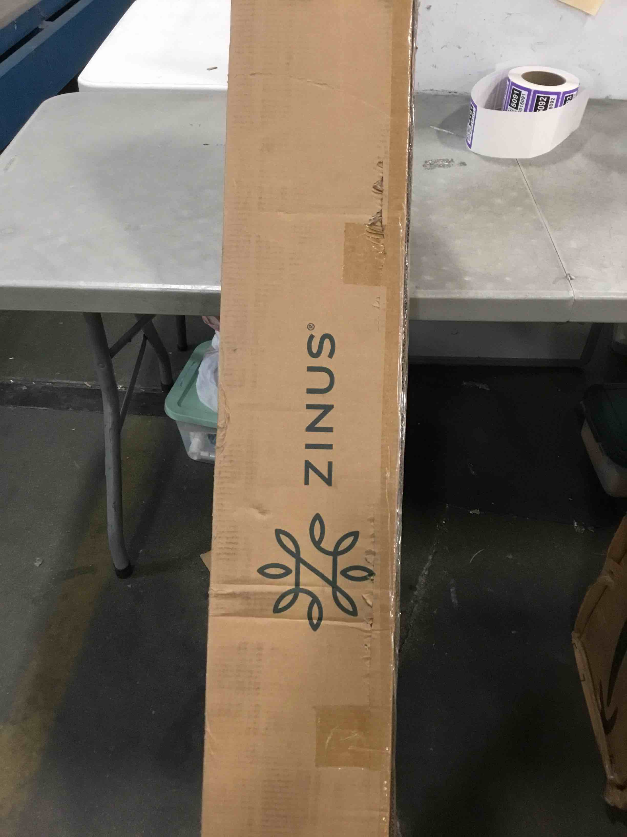 ZINUS 5 Inch Metal Smart Box Spring with Quick Assembly / Mattress