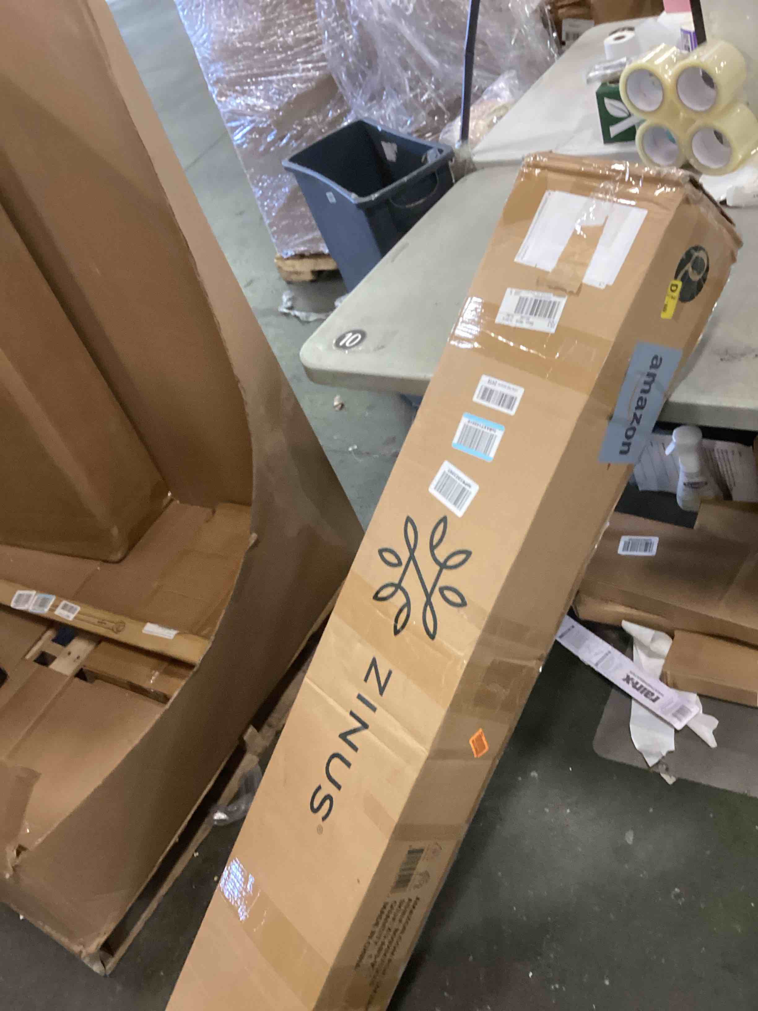 ZINUS 9 Inch Metal Smart Box Spring with Quick Assembly / Mattress