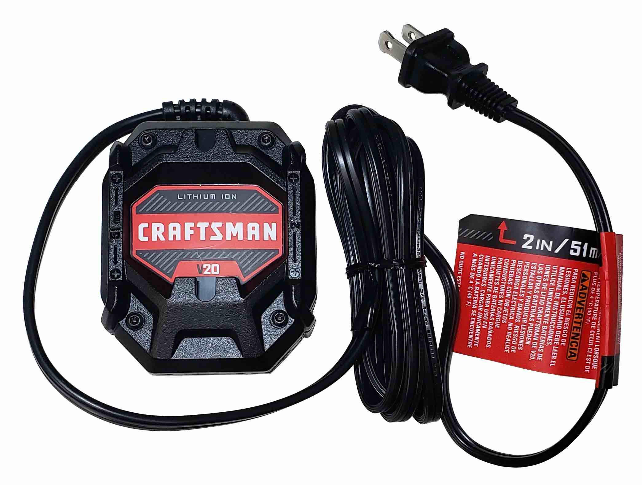 Craftsman Genuine OEM 20 Volt Battery Charger for V20 Series Tools -