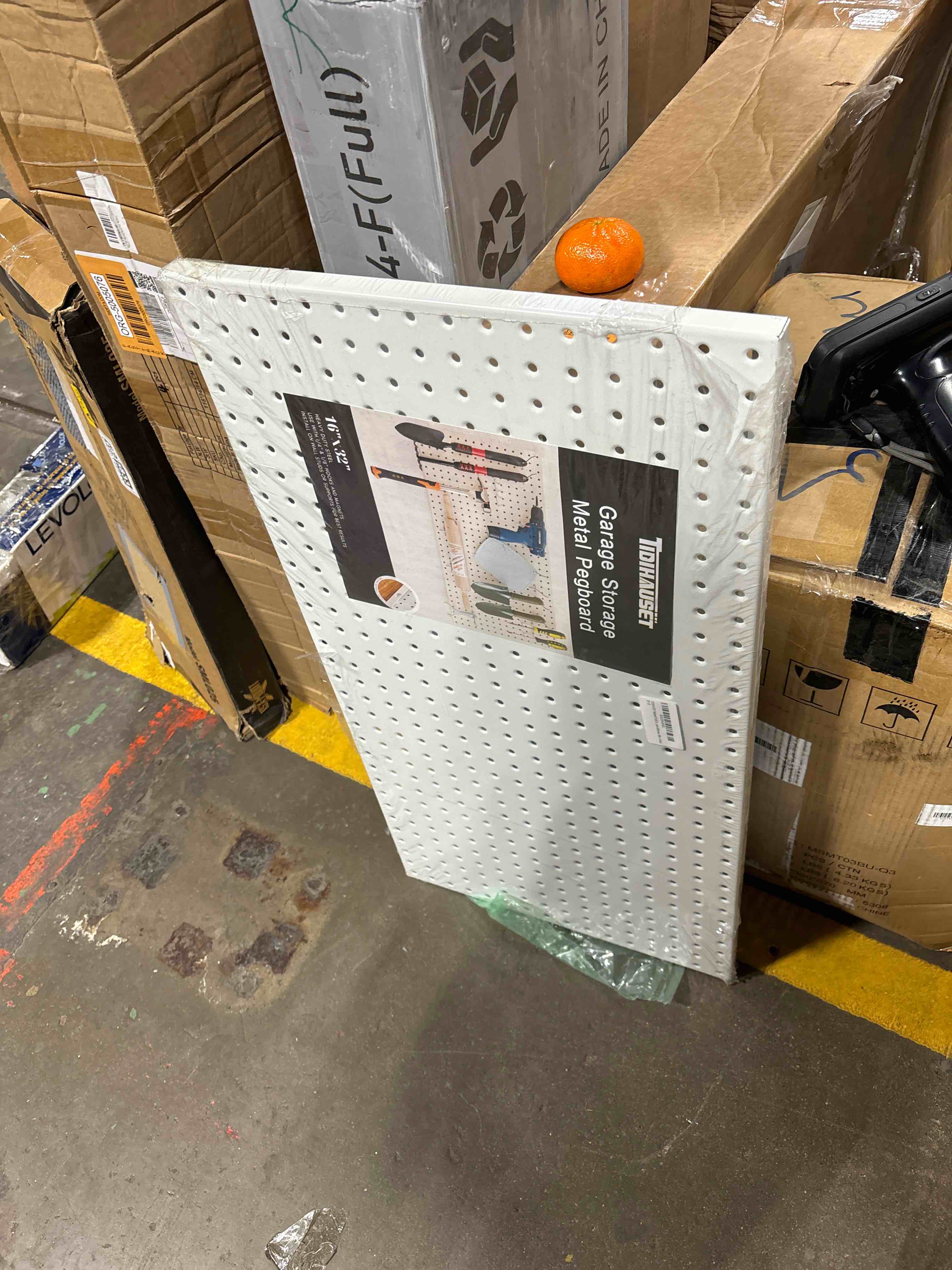 TIDIHAUSET Pegboard Wall Organizer Panels, Mount Display Pegboard Wall