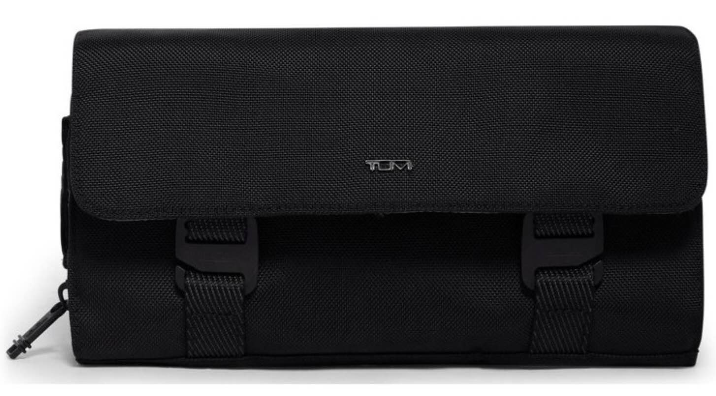 TUMI+ Hanging Travel Kit in Black 
