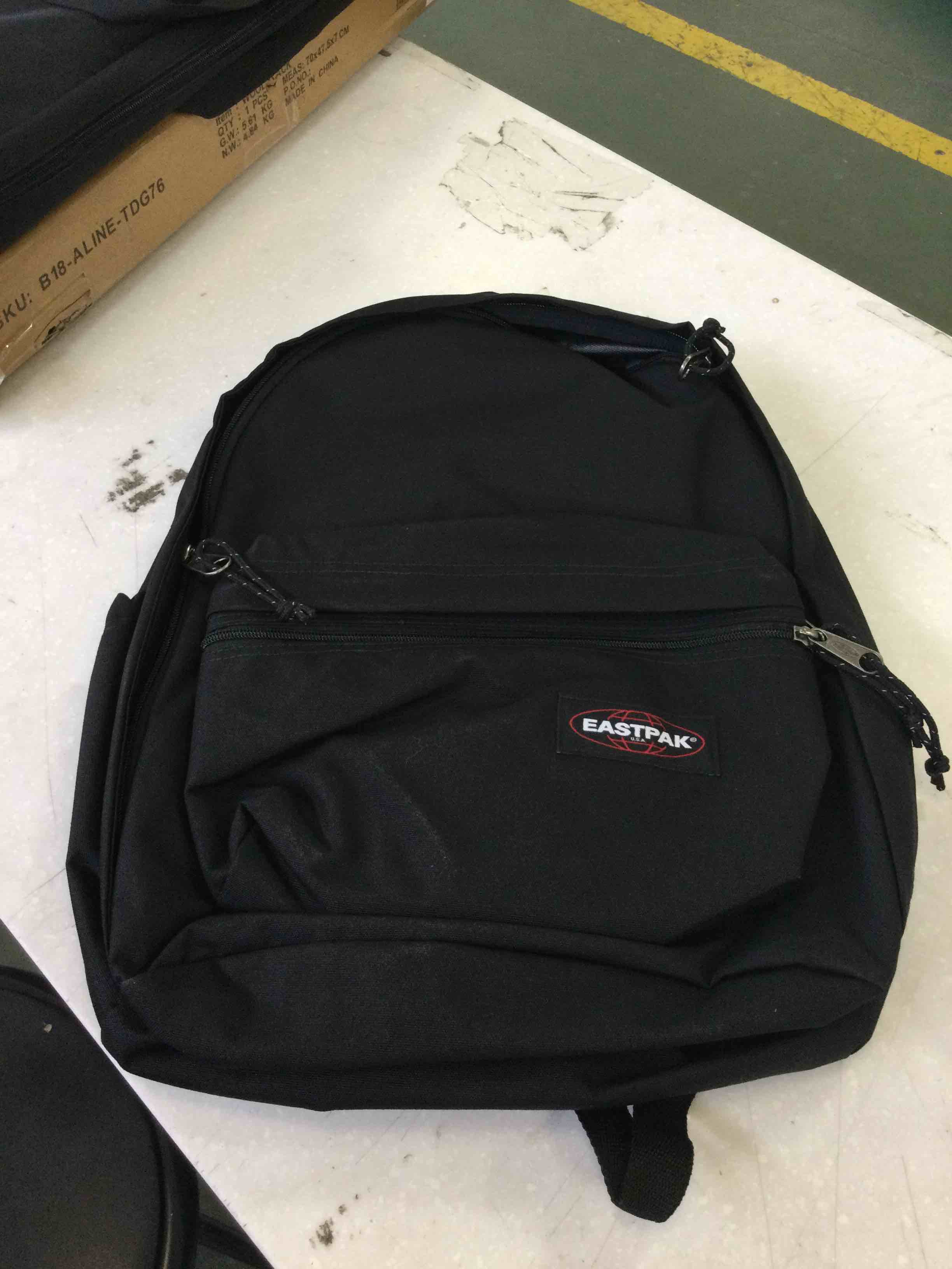 Eastpak black backpack