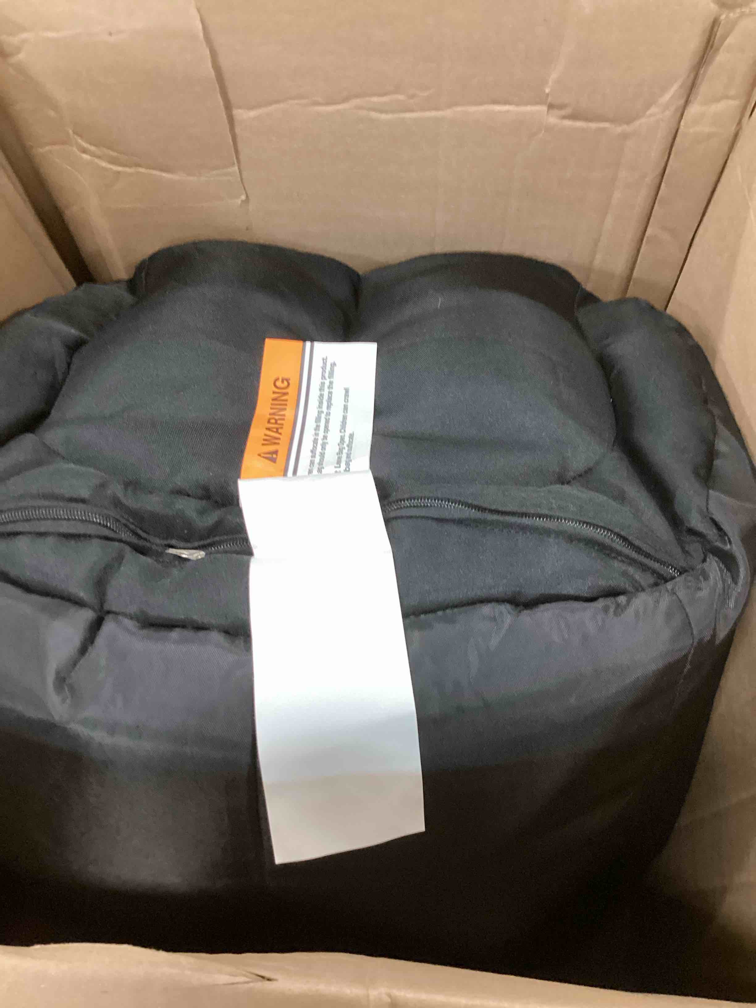 Big Joe Milano Kid's Bean Bag Chair, Black Smartmax, 2ft Small