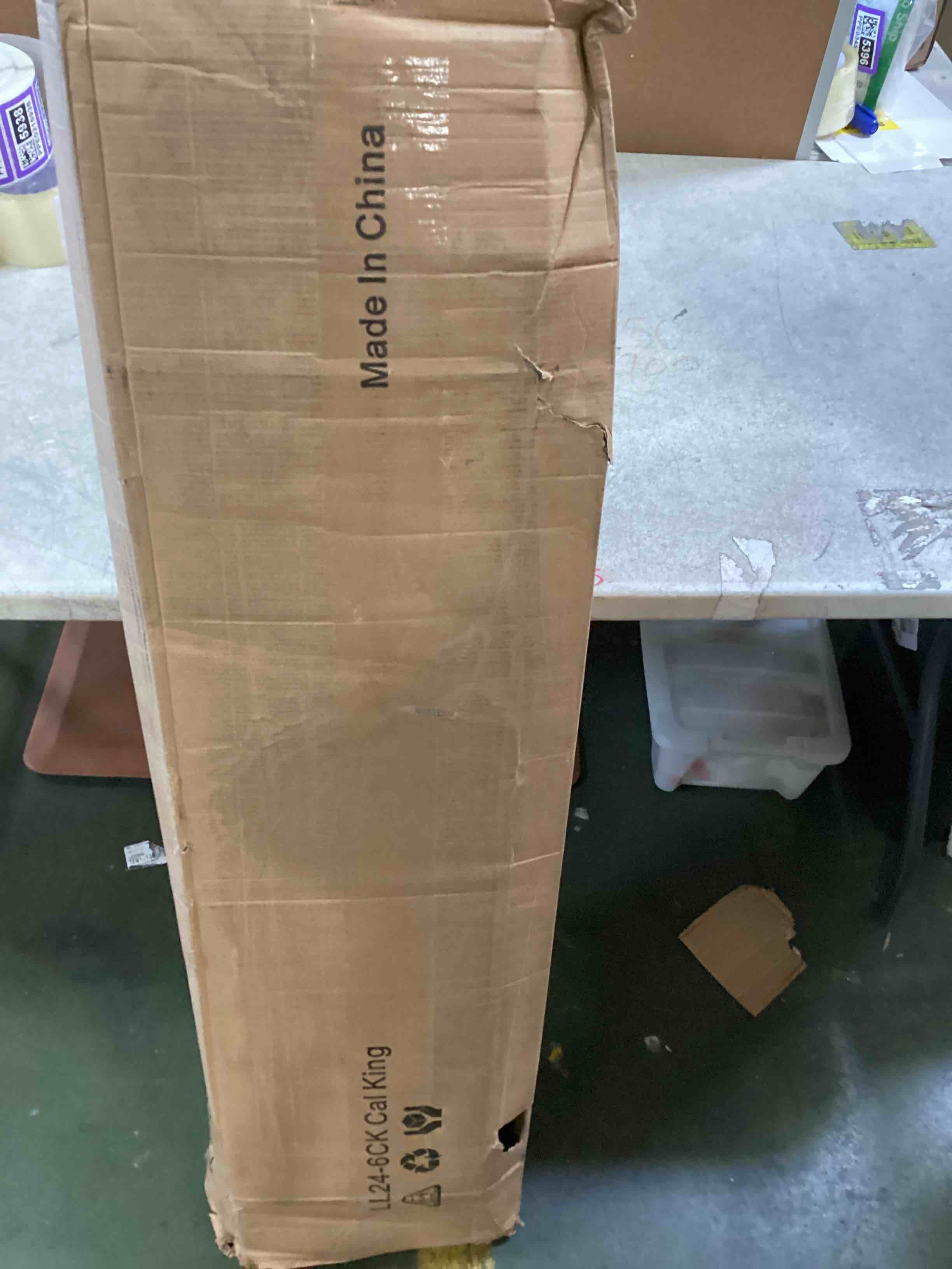 24 Inch High California King Bed Frames with Rounded Corner Legs, Heavy