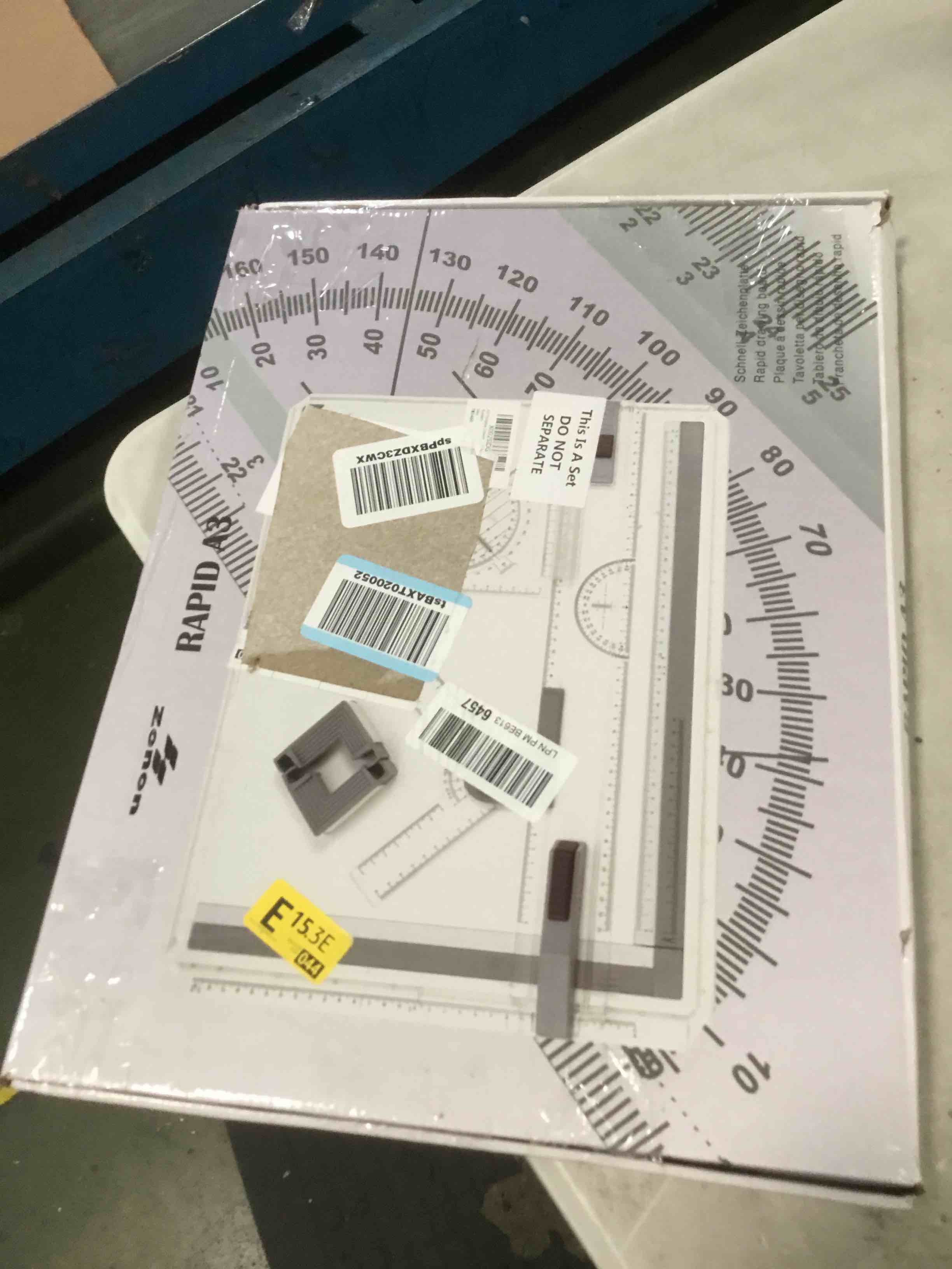 A3 Portable Drawing Board, MultiFunction Metric Drafting Table with