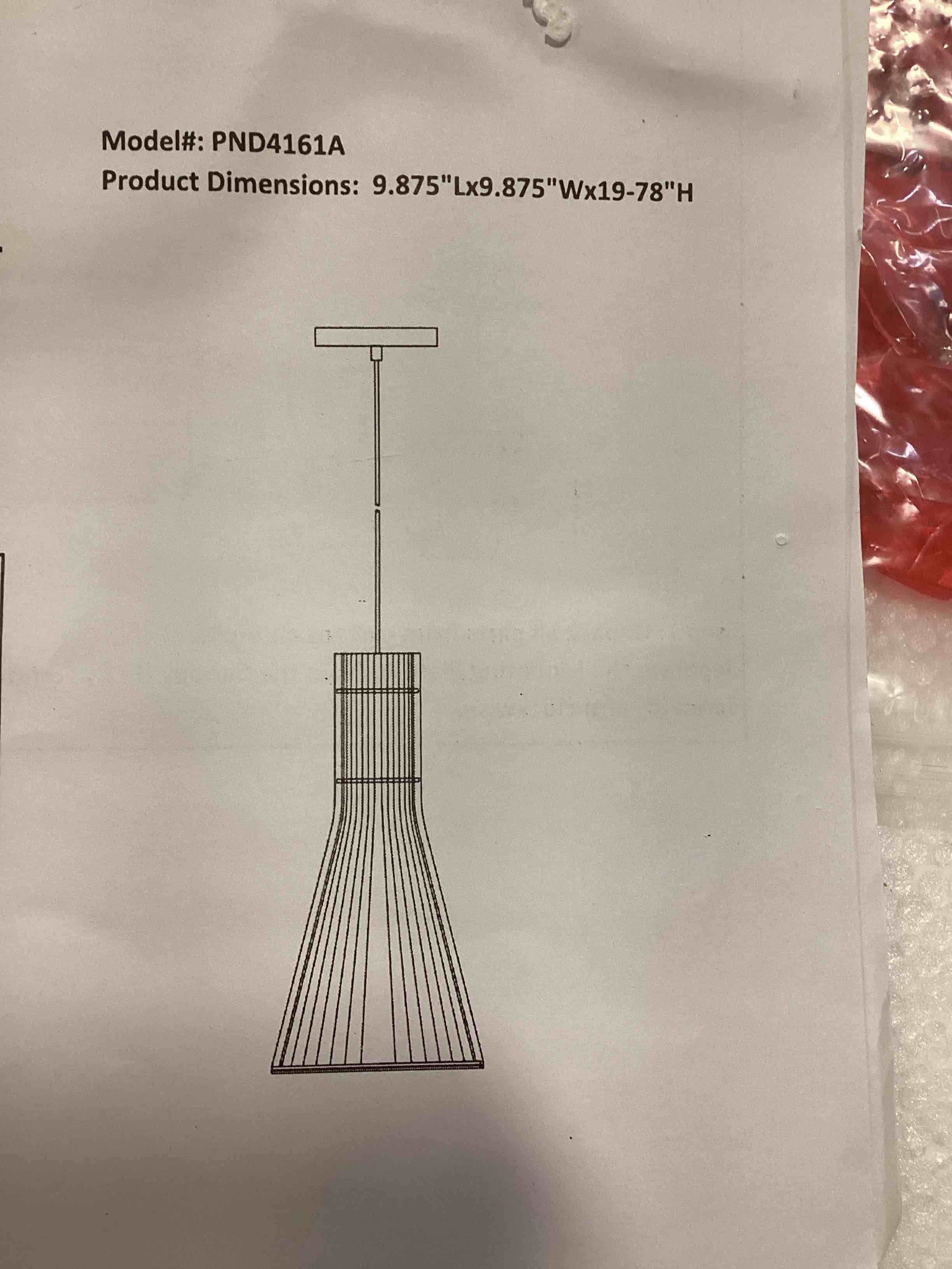1 - Light Cone Pendant