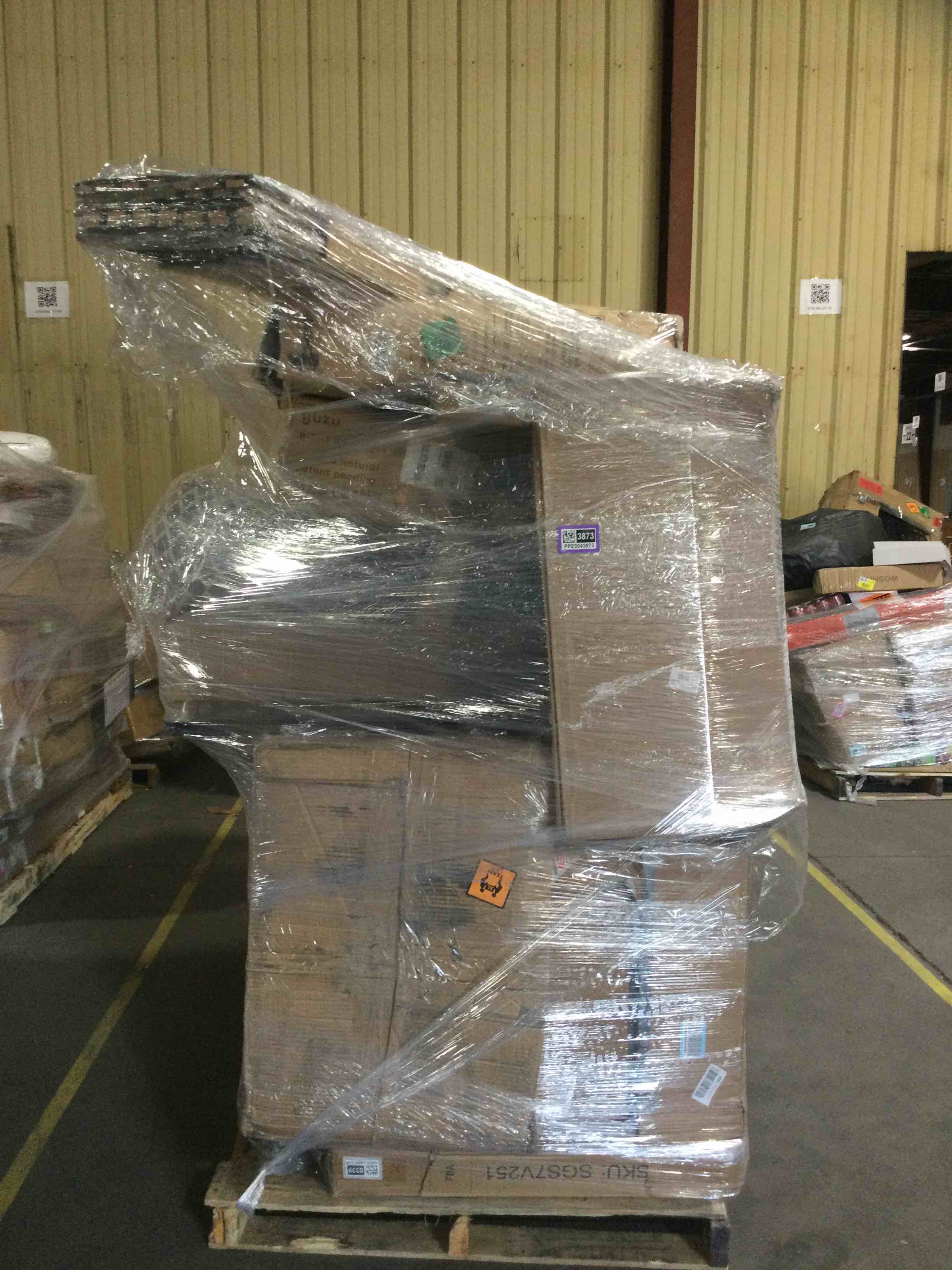 Condition photo showing As Is for skid pallet boxes surprise good condition or as is 