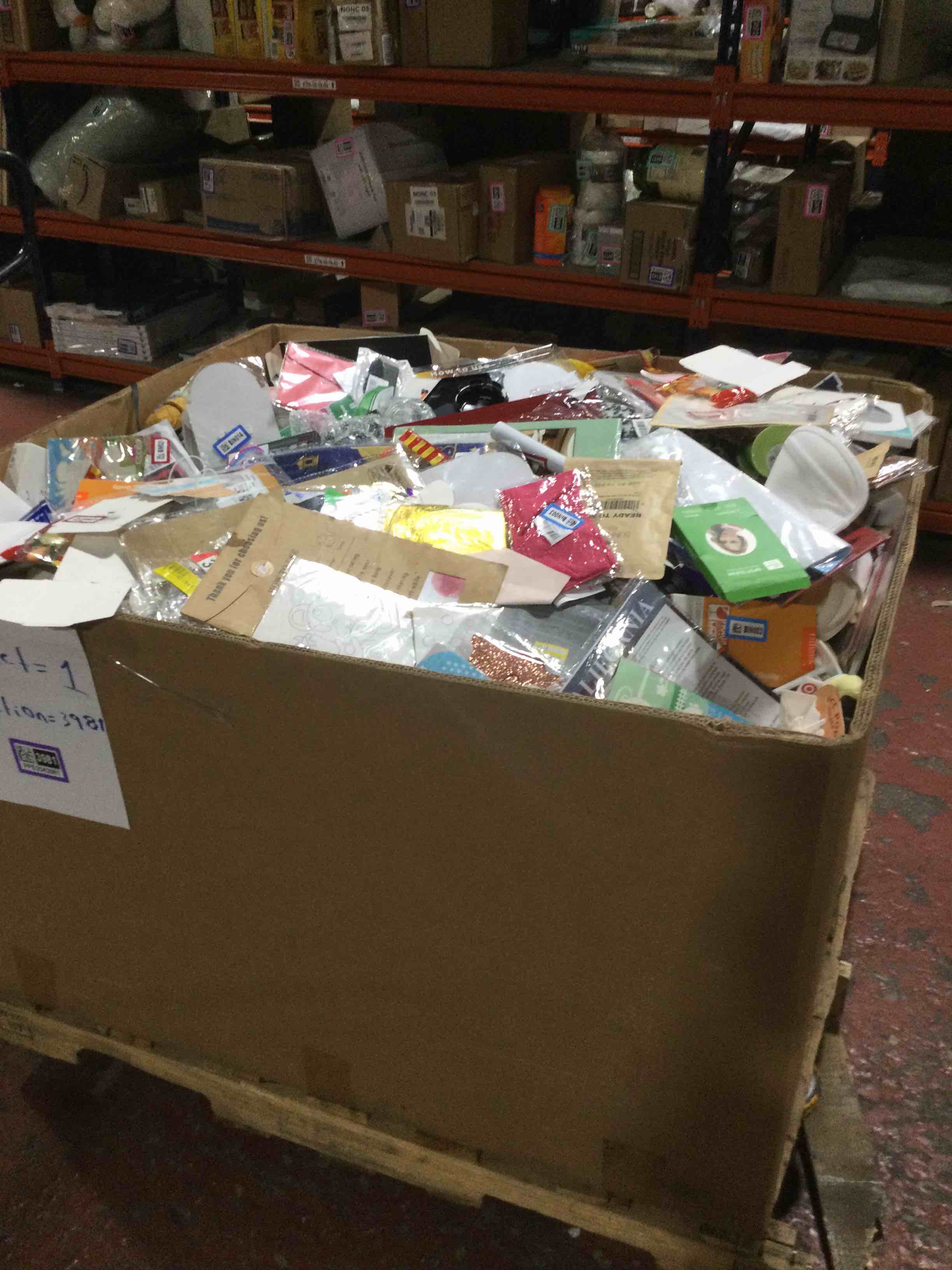 1# BIN LOT# Bins & Bitz mix surprise box (NONE REFUNDABLE)