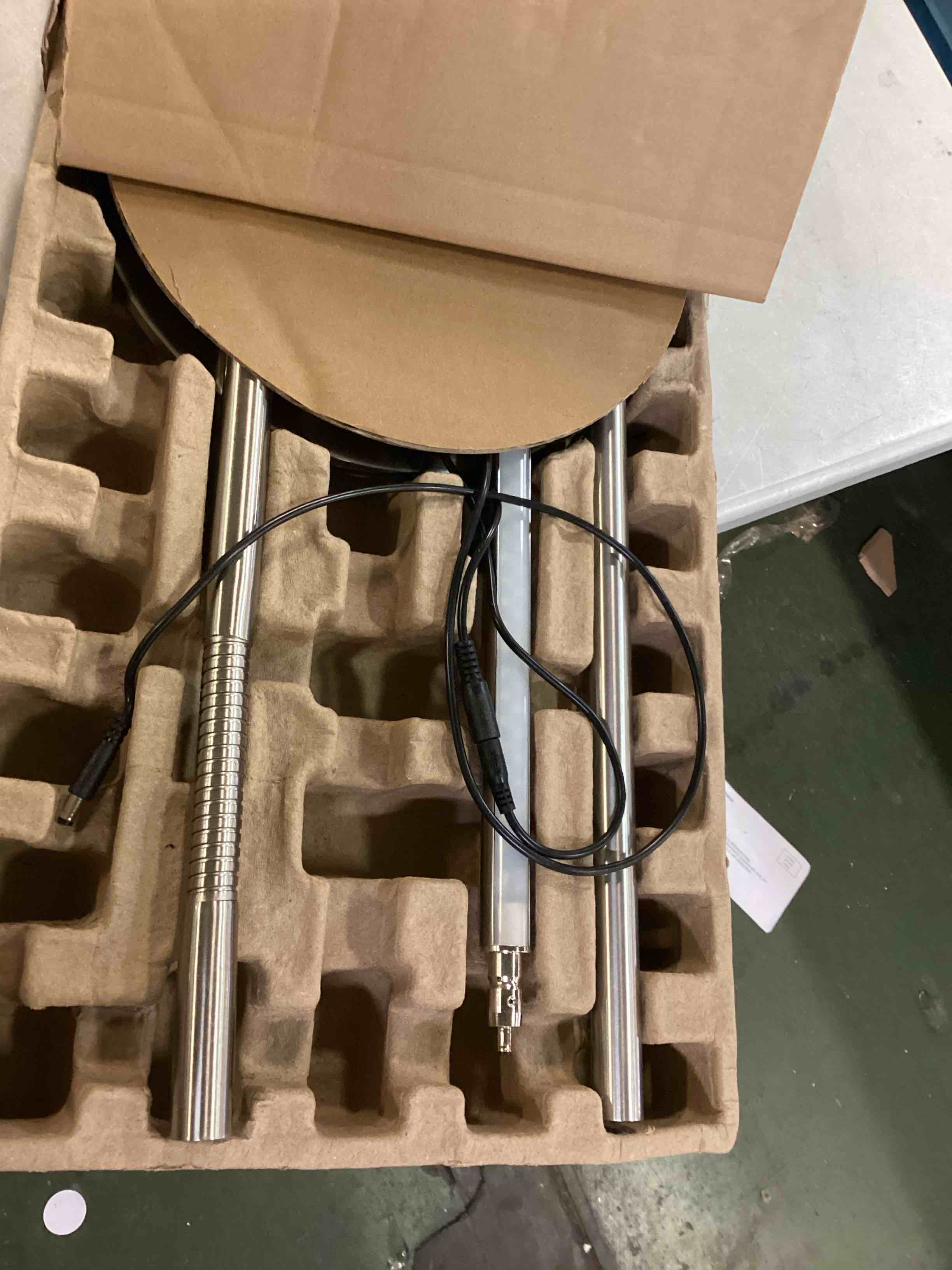 Daylight Company Slimline 3 Floor Lamp, Standing Led Lamp, Touch