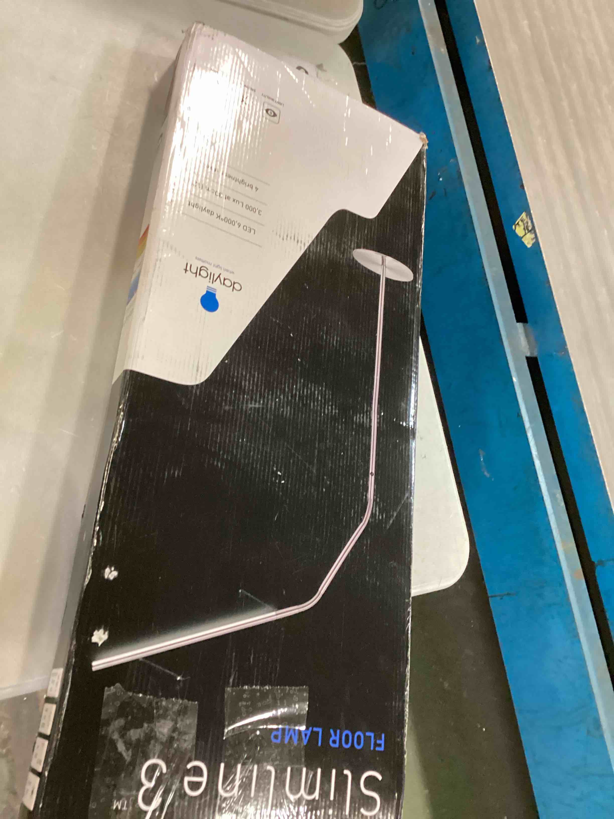 Daylight Company Slimline 3 Floor Lamp, Standing Led Lamp, Touch