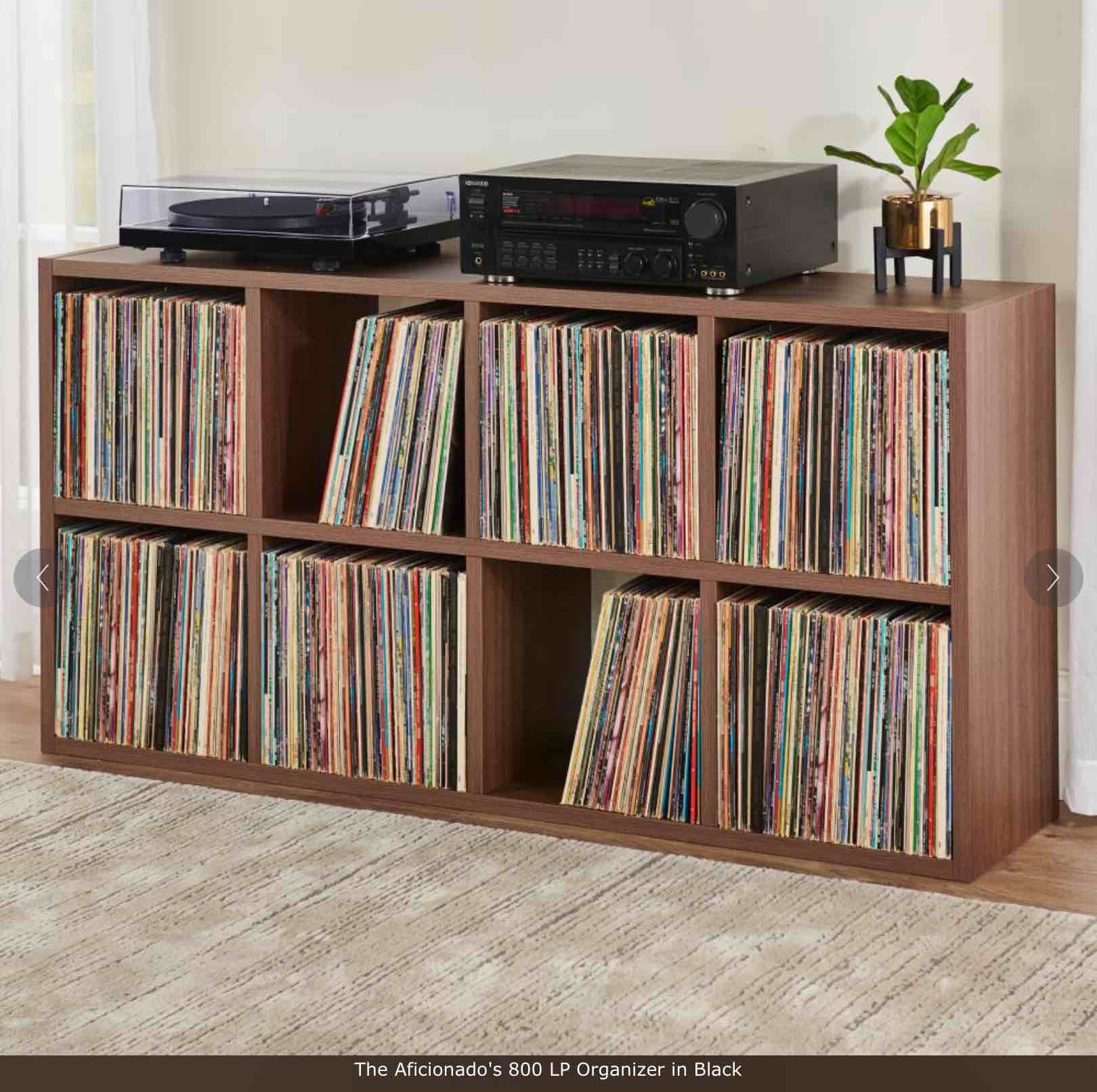 The Aficionado's 800 LP Organizer