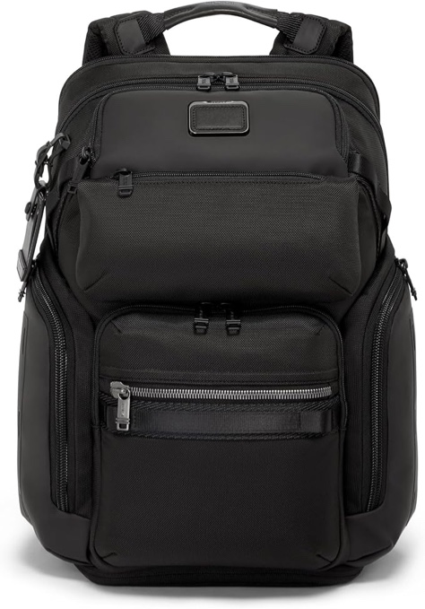 TUMI - Alpha Bravo Nomadic Backpack - Durable Carry On Backpack - 18.8" X 15.0" X 9.0" - Fits up to 15" Laptop - Black