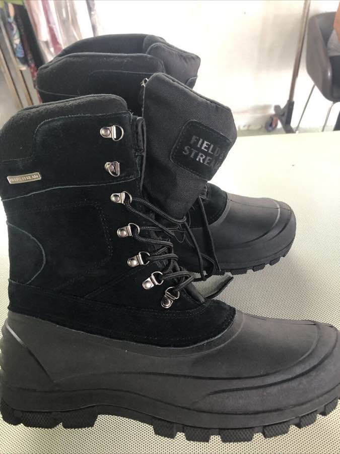 Field & Stream Men's Winter Boots-Size 5  Black 3M Thinsulate Water Resistant