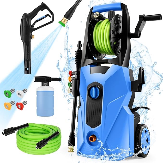 (similar ) Power Washer Homdox 4500 Pressure Washer 1800W Electric Power Washer High Pressure Cleaner Machine with Gimbaled Nozzle Foam Cannon,Best for Cleaning Homes, Cars, Driveways (Blue)