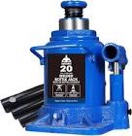 Jack Boss Bottle Jack 20 Ton (44,000 LBs) Hydraulic Car Jack, 7.56-14.05 inch Lifting Range, with 3 Section Long Handle, Fit for Auto Truck Repair and House Lift, Item Weight 25.35 lbs, Blue