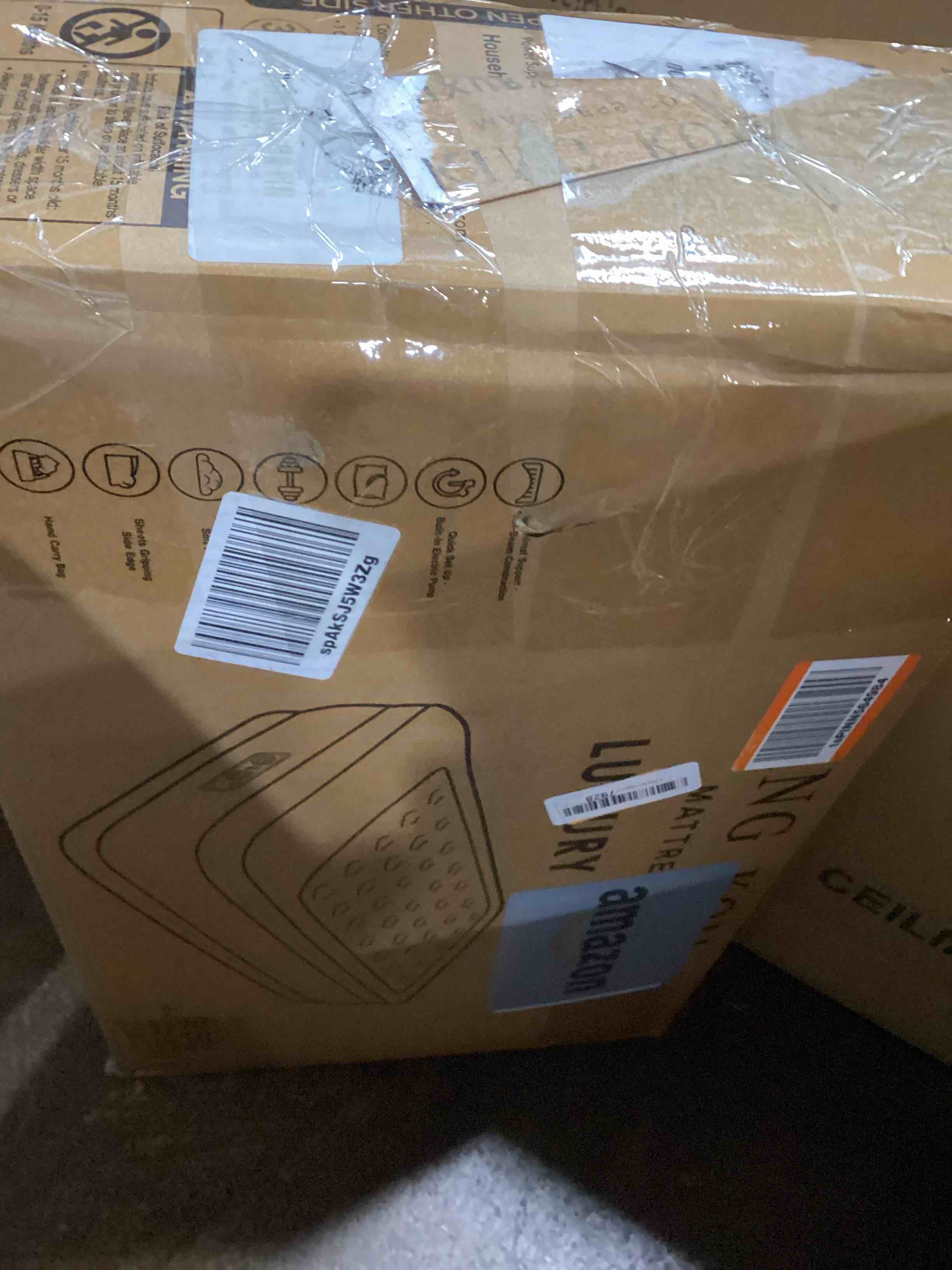 CozyLux Queen Comforter Set 7 Pieces Comforters Queen Size Black