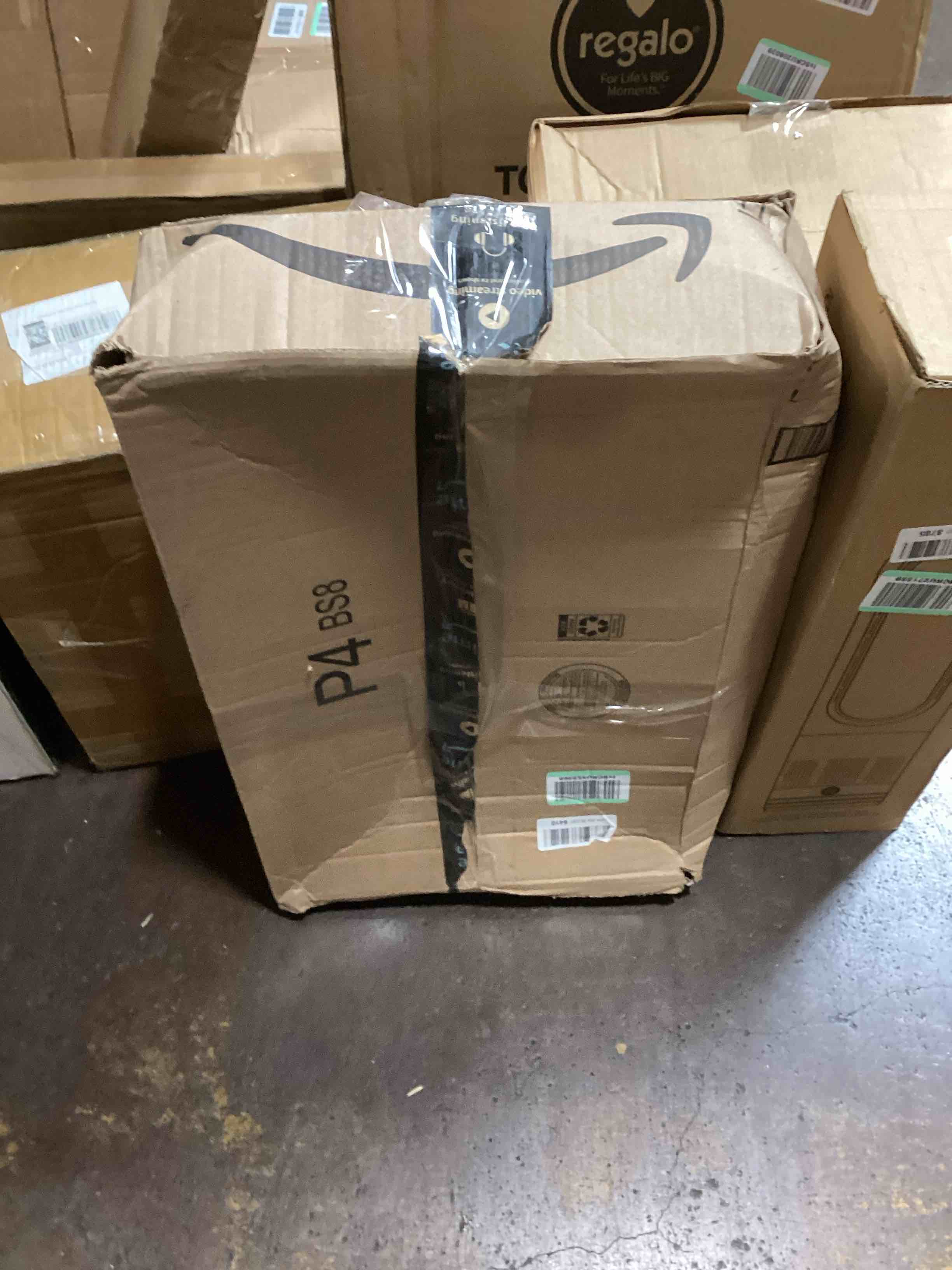 okudolit Modern Abstract Framed Navy Blue Canvas Wall Art Prints Set of