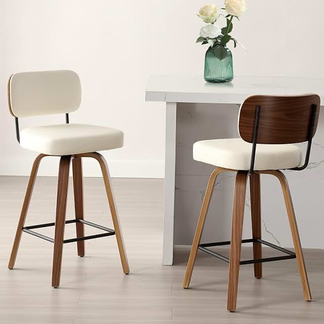   Hausfame 28 inch swivel bar in counter stool swivel bar and counter stool model HUSF SCS100 7GY – 26