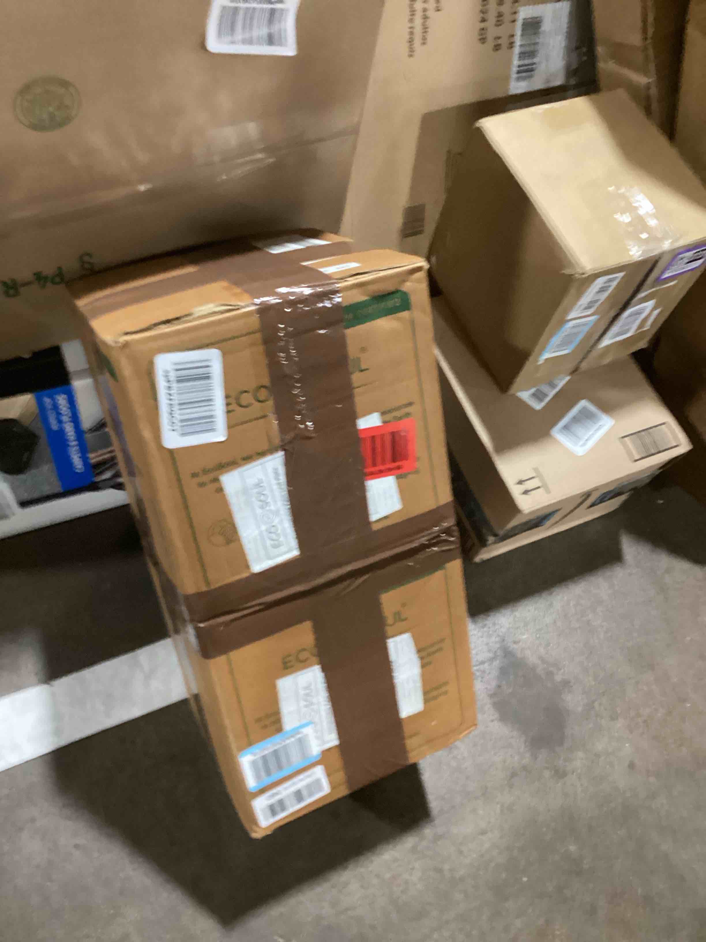 ECO SOUL Compostable 10 Inch Palm Leaf Square Plates (50 Count) Like