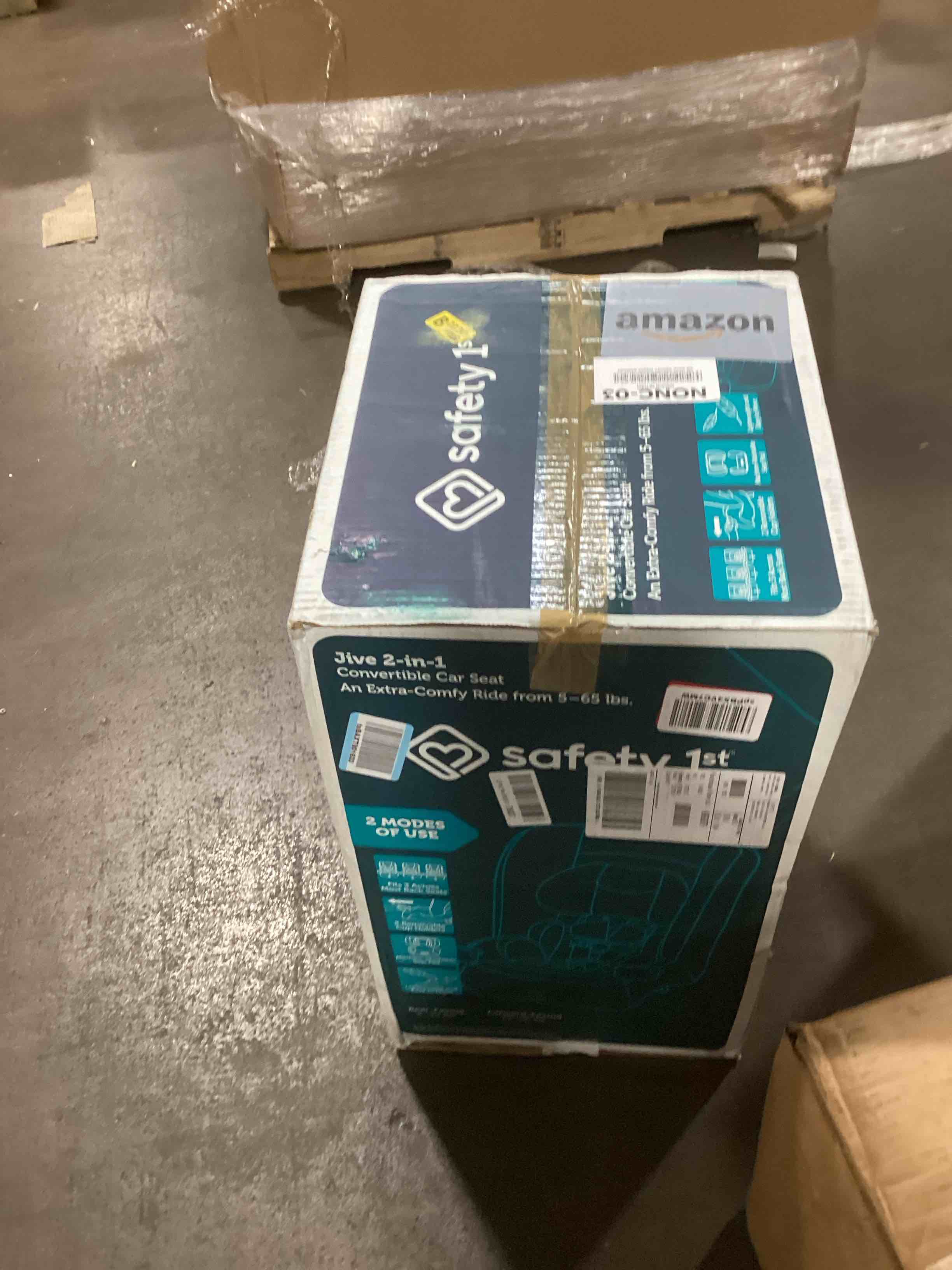 Safety 1st Jive 2in1 Convertible Car Seat, Rearfacing 540 pounds