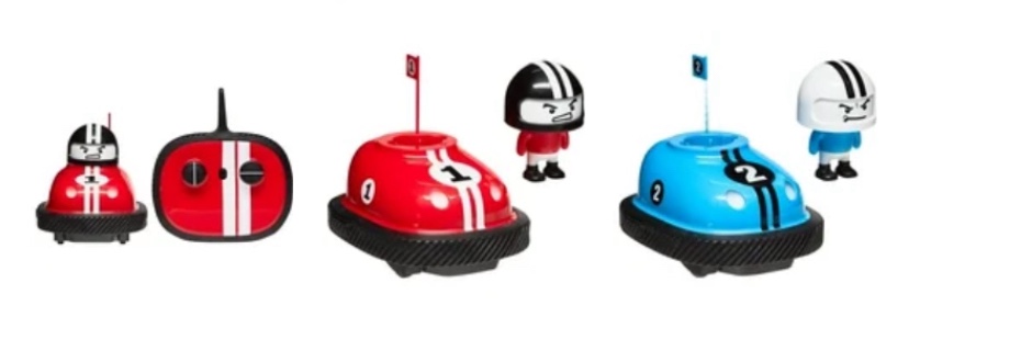 Sharper Image RC Red & Blue Ejecting Bumper Rivals Set - 6pc