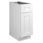 Design House Brookings Unassembled Shaker Base Kitchen Cabinet, White