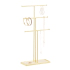 Gold Jewelry Stand Storage Holder