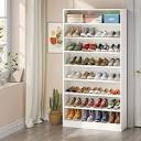 ( incomplete) 40 Pair Shoe Storage Cabinet