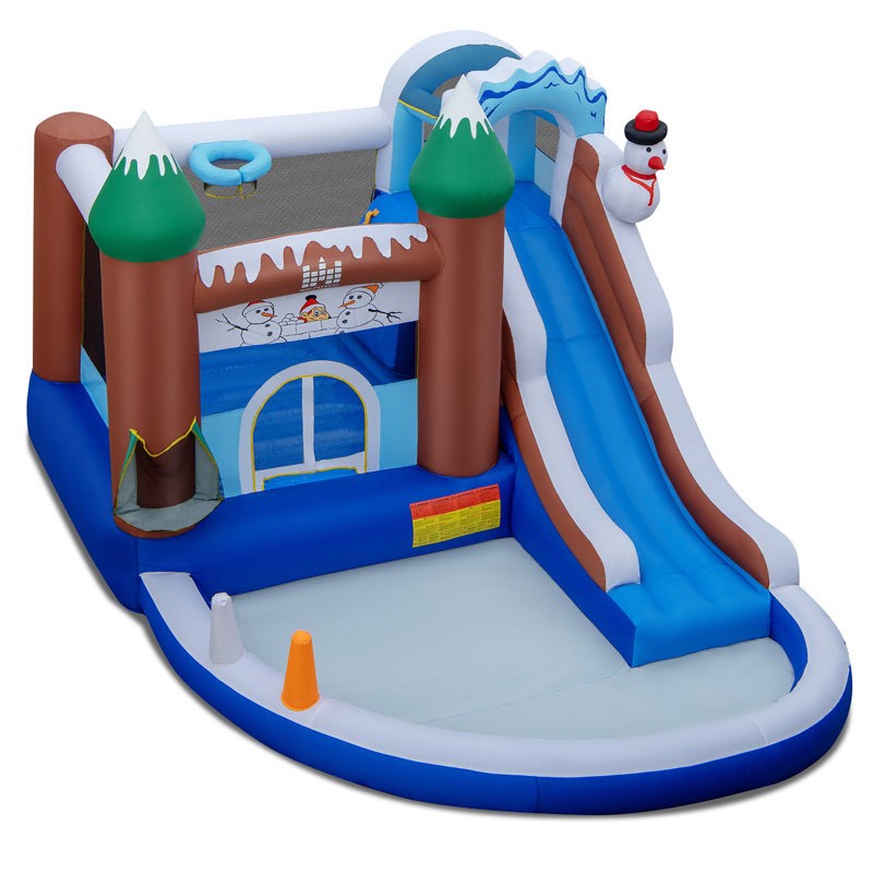 9.5' x 13.4' Bounce House with Slide
