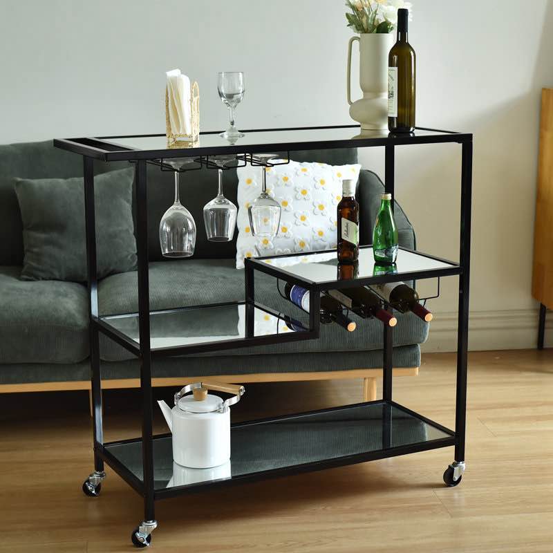 Gregoriana Mirror Bar Serving Cart