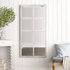 Lamel Panel Window Wall Mirror