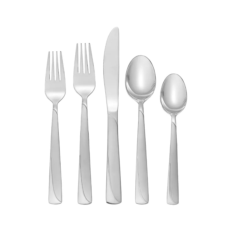 Madeline 74 Piece Flatware Set, Service for 12