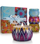 Scented Candles Gifts Set for Women, Aromatherapy Candles for Home Scented, Upgraded Large Tin of Soy Candle Lavender Candle Birthday Gifts for Women Mom Bath Spa Meditation Christmas Gifts Candles