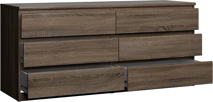 Tvilum Scottsdale 6 Drawer Double Dresser, Truffle-SIMILAR TO LOT PHOTO 