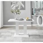Imperial six dining table table base white SKUIMP – 6 – WHT – TBL – BASE