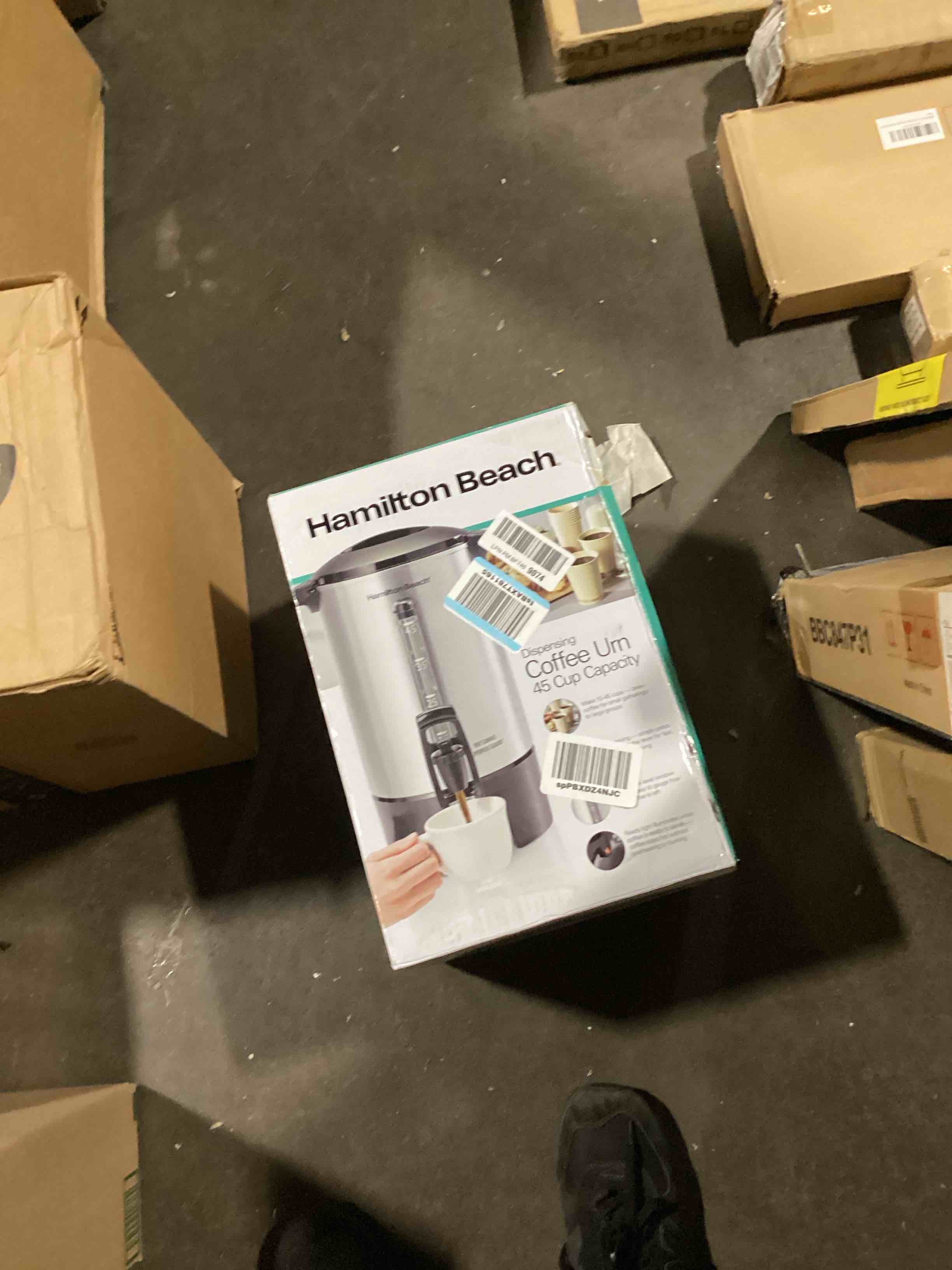 Hamilton Beach 40521 Coffee Urn and Hot Beverage Dispenser, 45 Cup