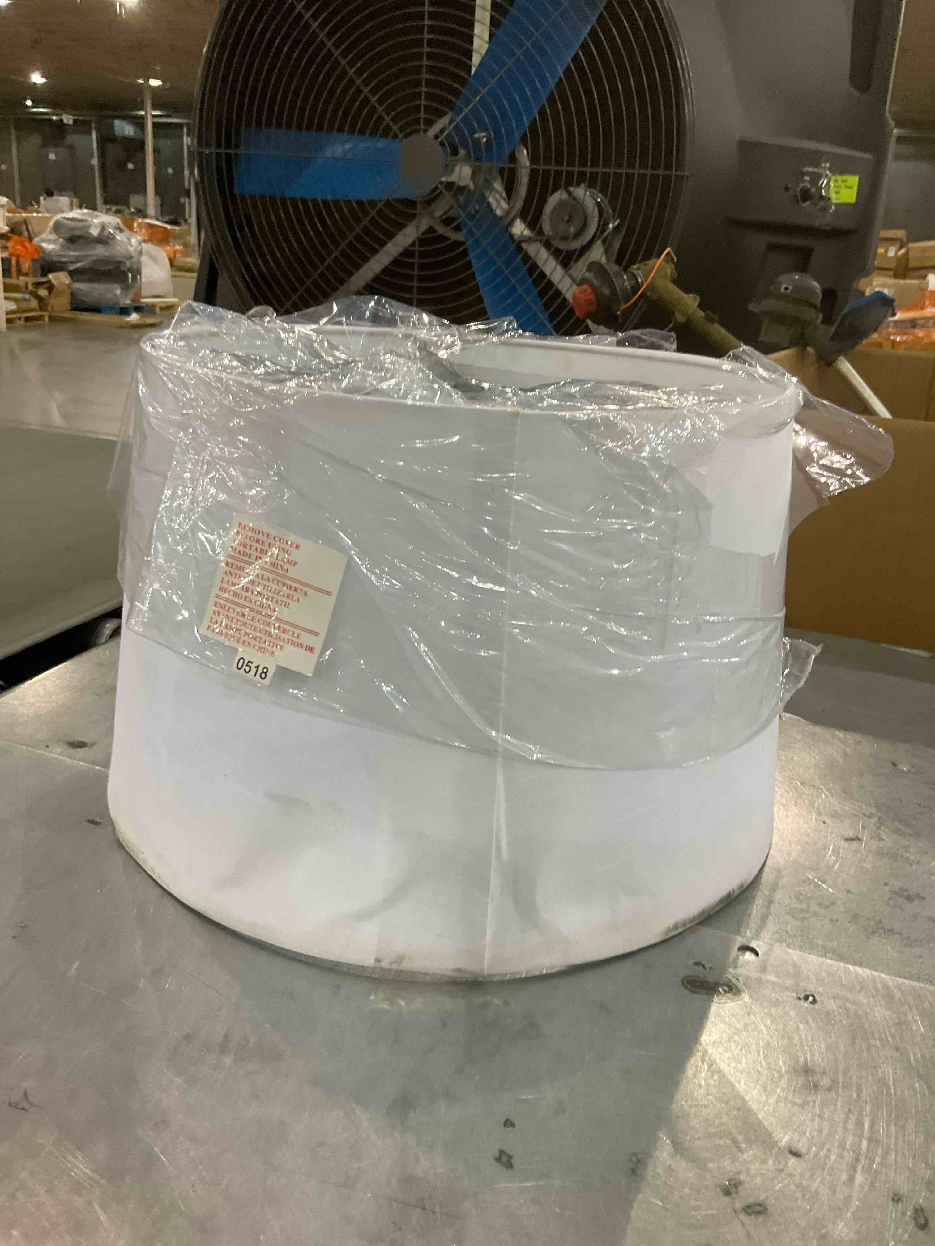  ALLEN + roth White Lamp Shade, Small Drum XL