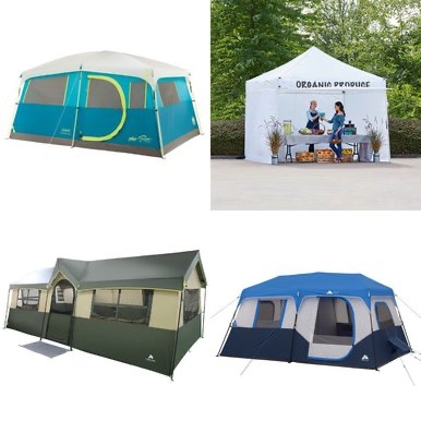 Camping & Hiking, Unsorted  Customer Returns  Ozark Trail, Coleman, The Coleman Company, Inc., Ozark 120 in wx120 in dx112 in h 