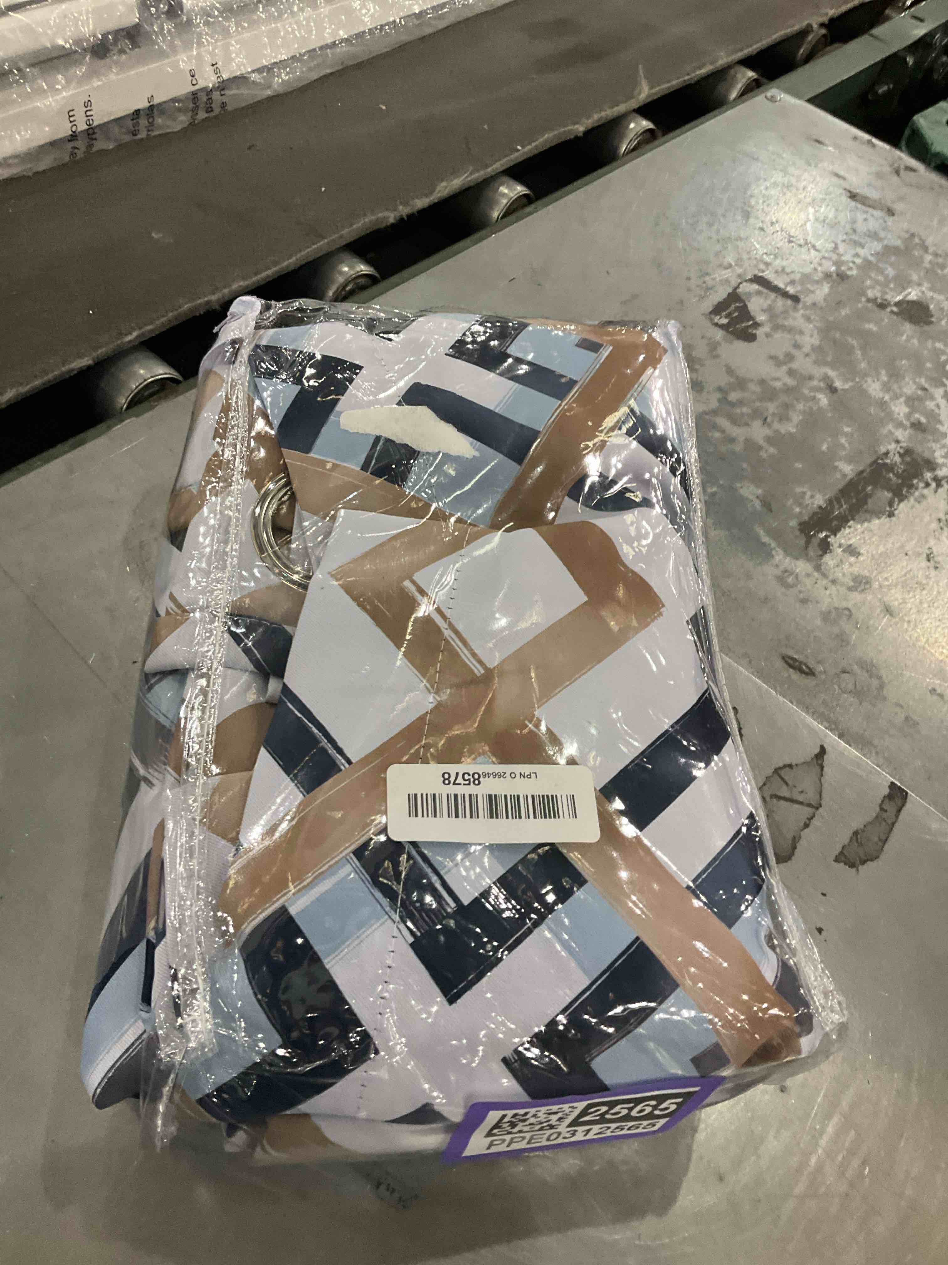 Plaid Room Darkening Thermal Grommet Curtain Panels