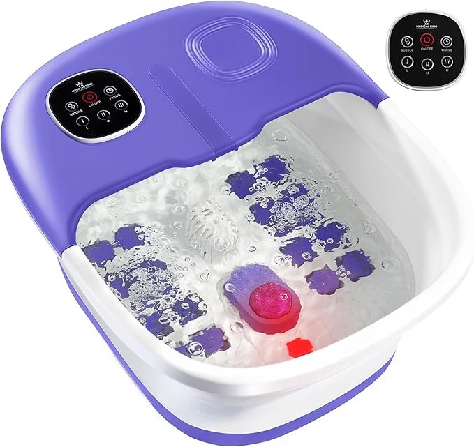 medical king collapsible foot spa massager