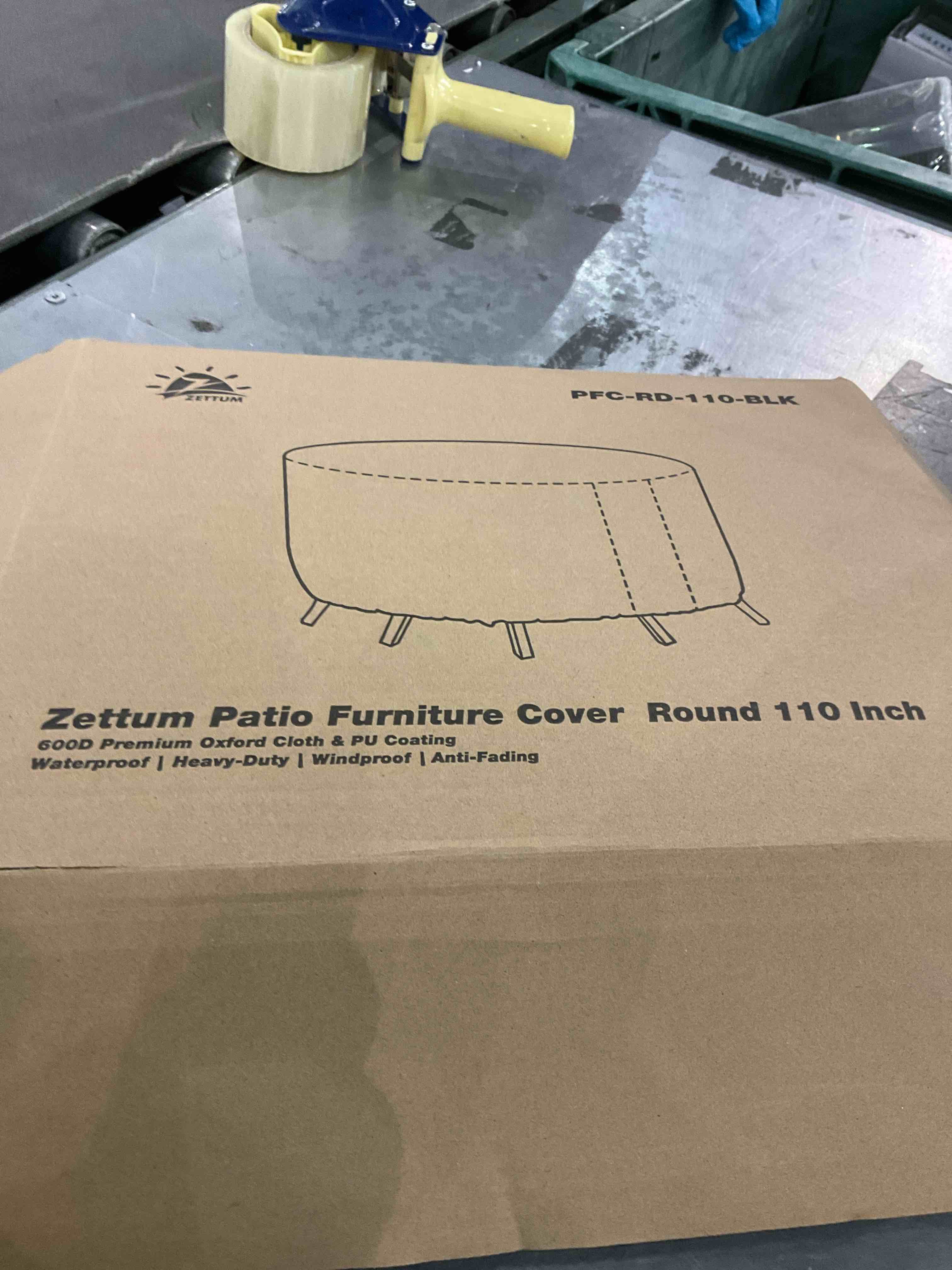 Zettum Patio Furniture Cover Round 1 10 in