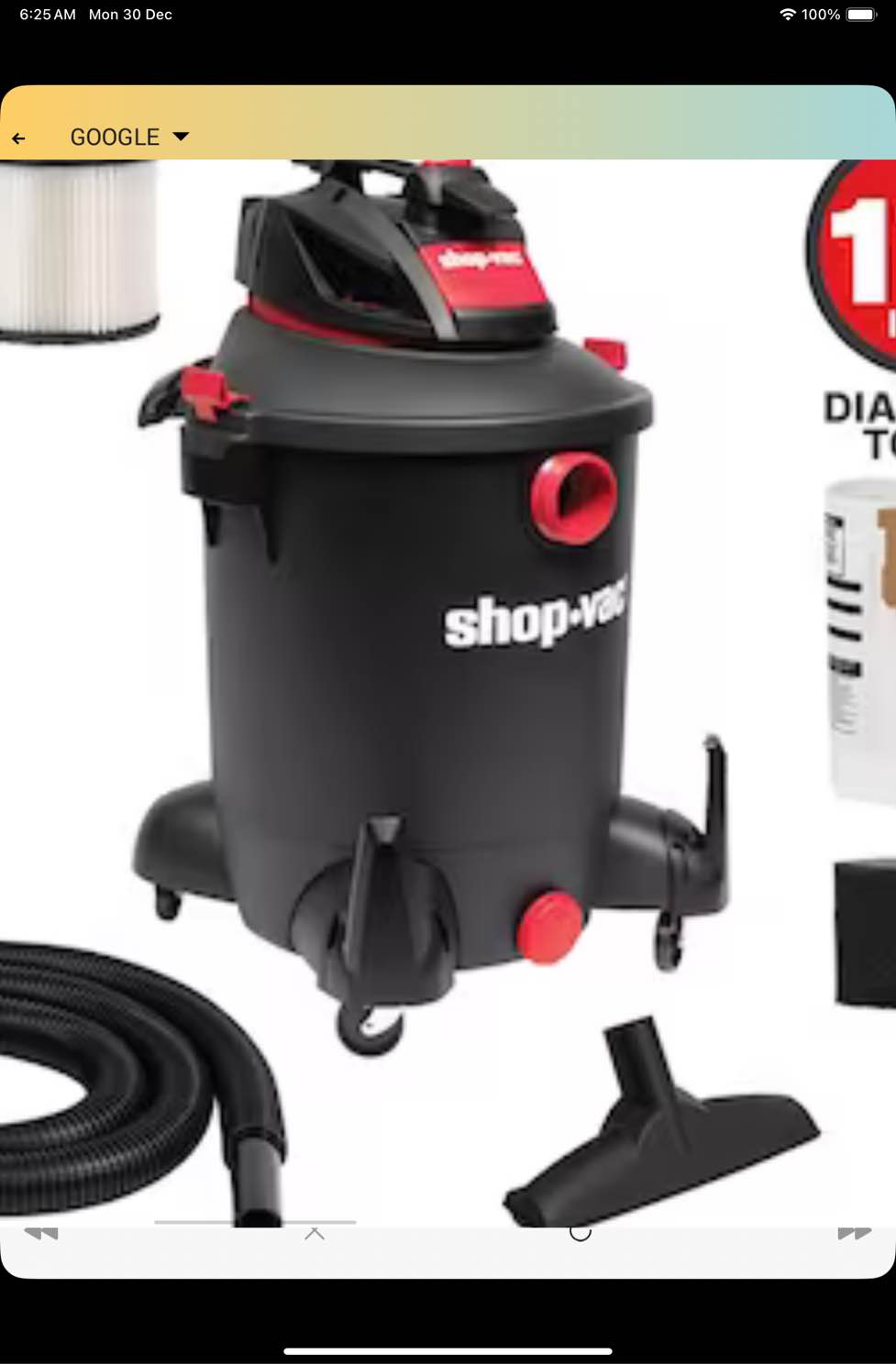 Shop-Vac 10-Gallon 4.5-HP Corded Wet/Dry Shop Vacuum with Accessories Included