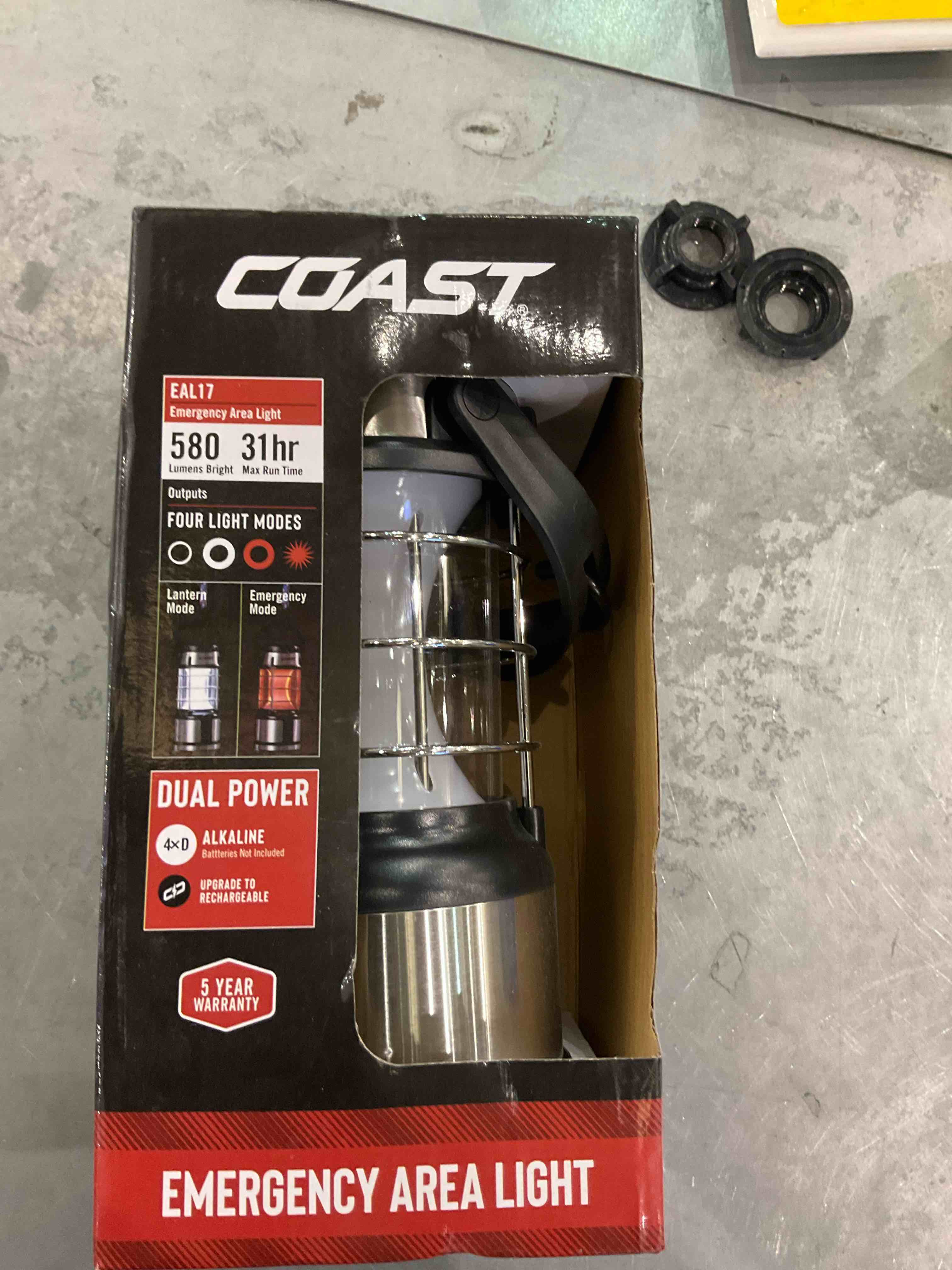 Coast Emergency Area Lantern 300 to 580 Lumens EAL17