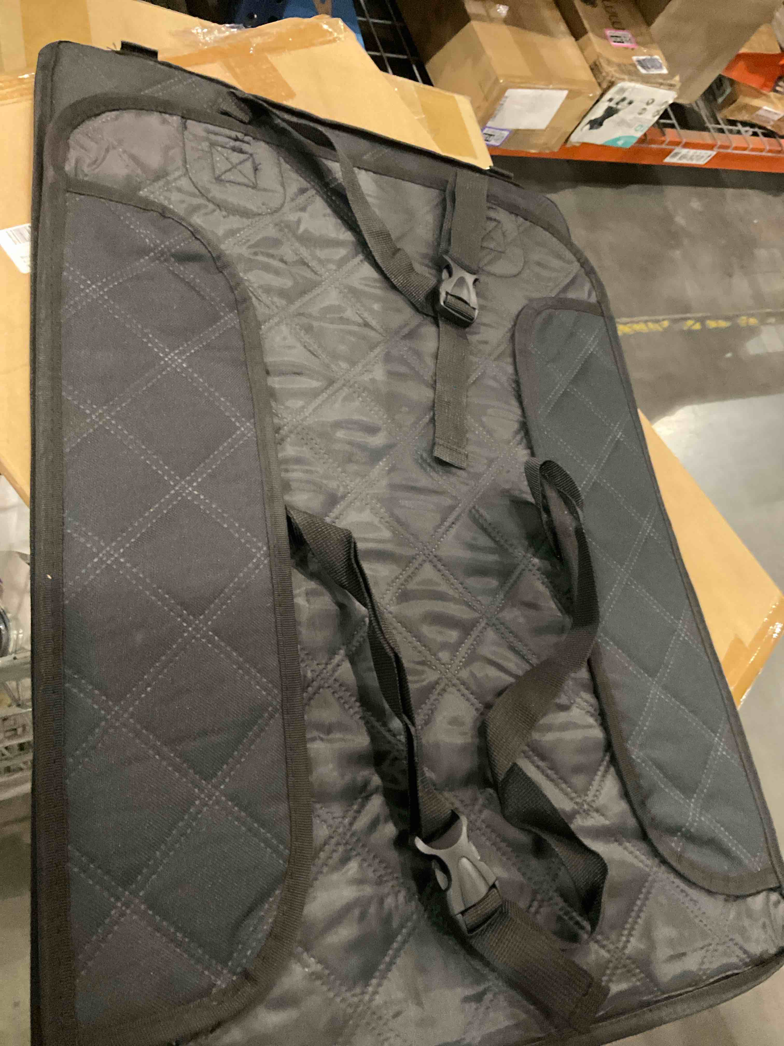 YJGF Back Seat Extender ,Dog Car Seat Cover, Camping Air Mattress, Hammock Travel Bed,Non Inflatable Car Bed Mattress for Car SUV Truck (Black)